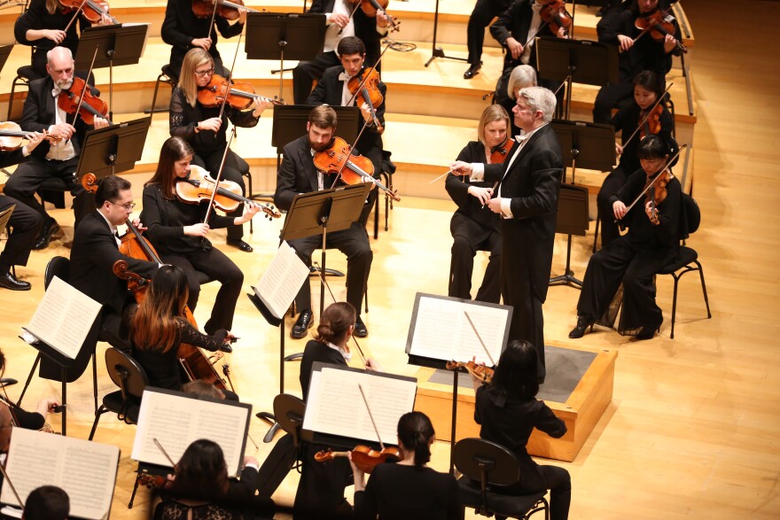 Technicolor folksongs, two American originals and a symphony