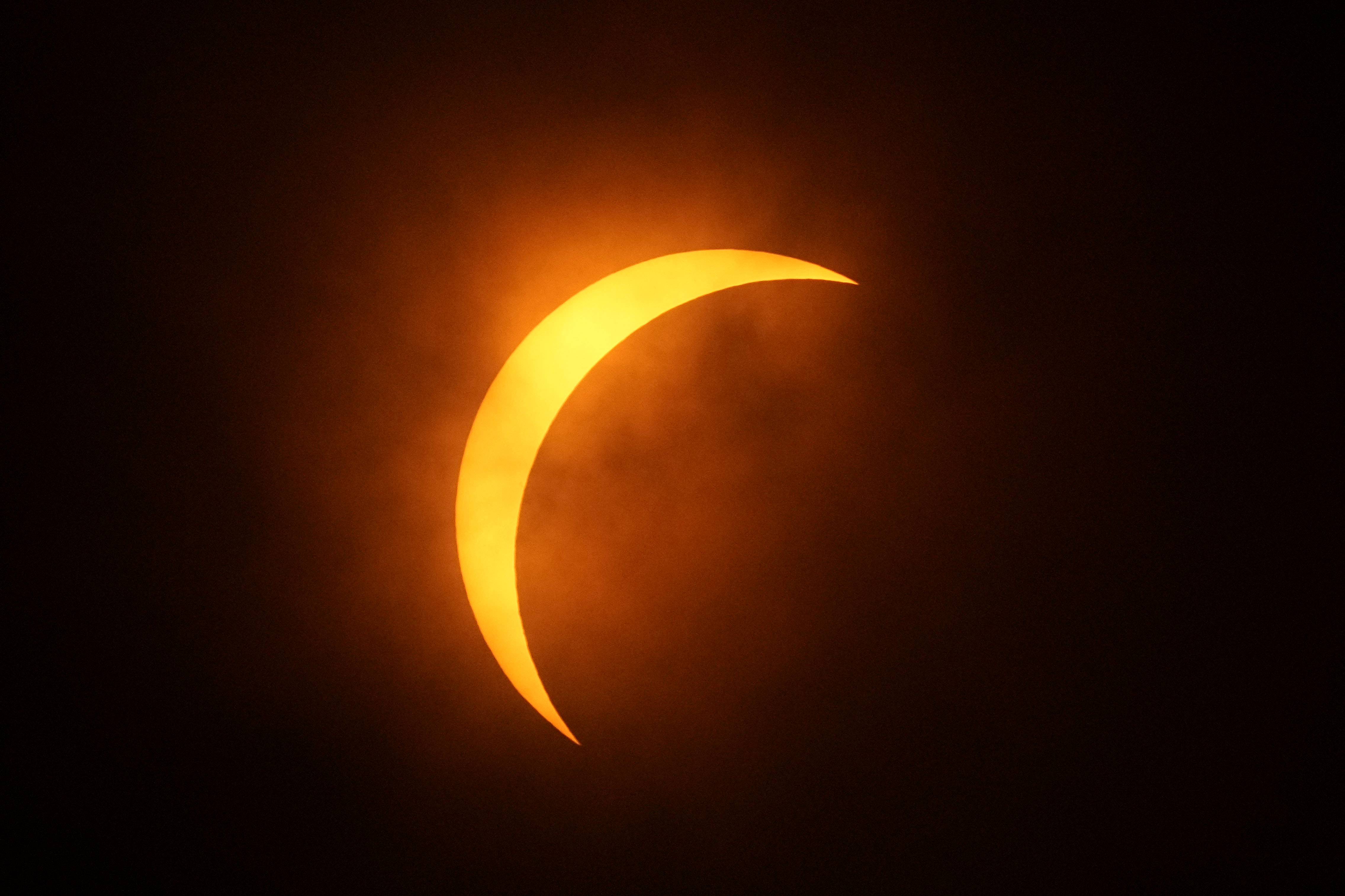 When to expect another solar eclipse after clouds covered parts of