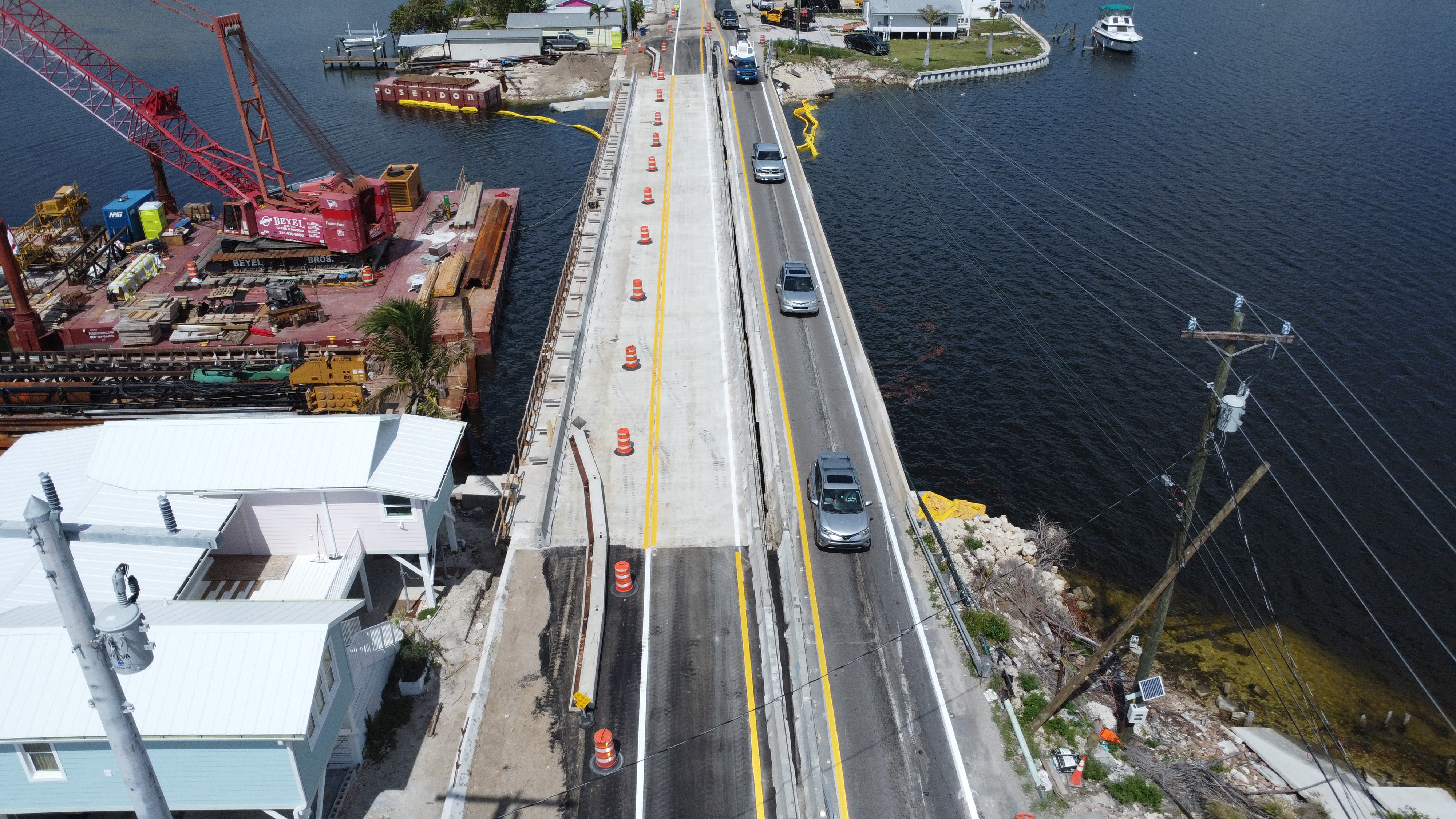 Little Pine Island Bridge finally reopens with two lanes of
