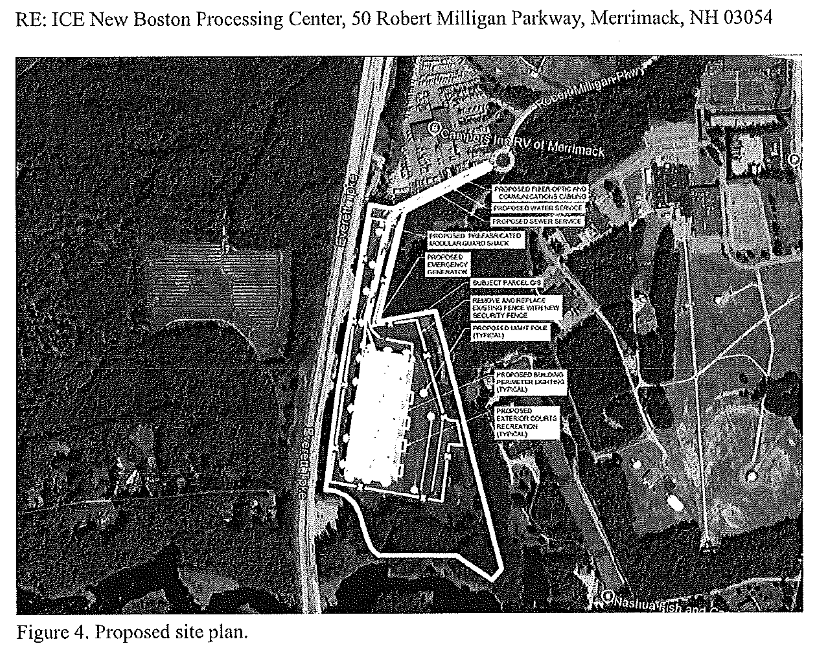 nhpr.org - Kate Dario - DHS continues to talk with state preservation agency about Merrimack ICE facility as town seeks direct communication