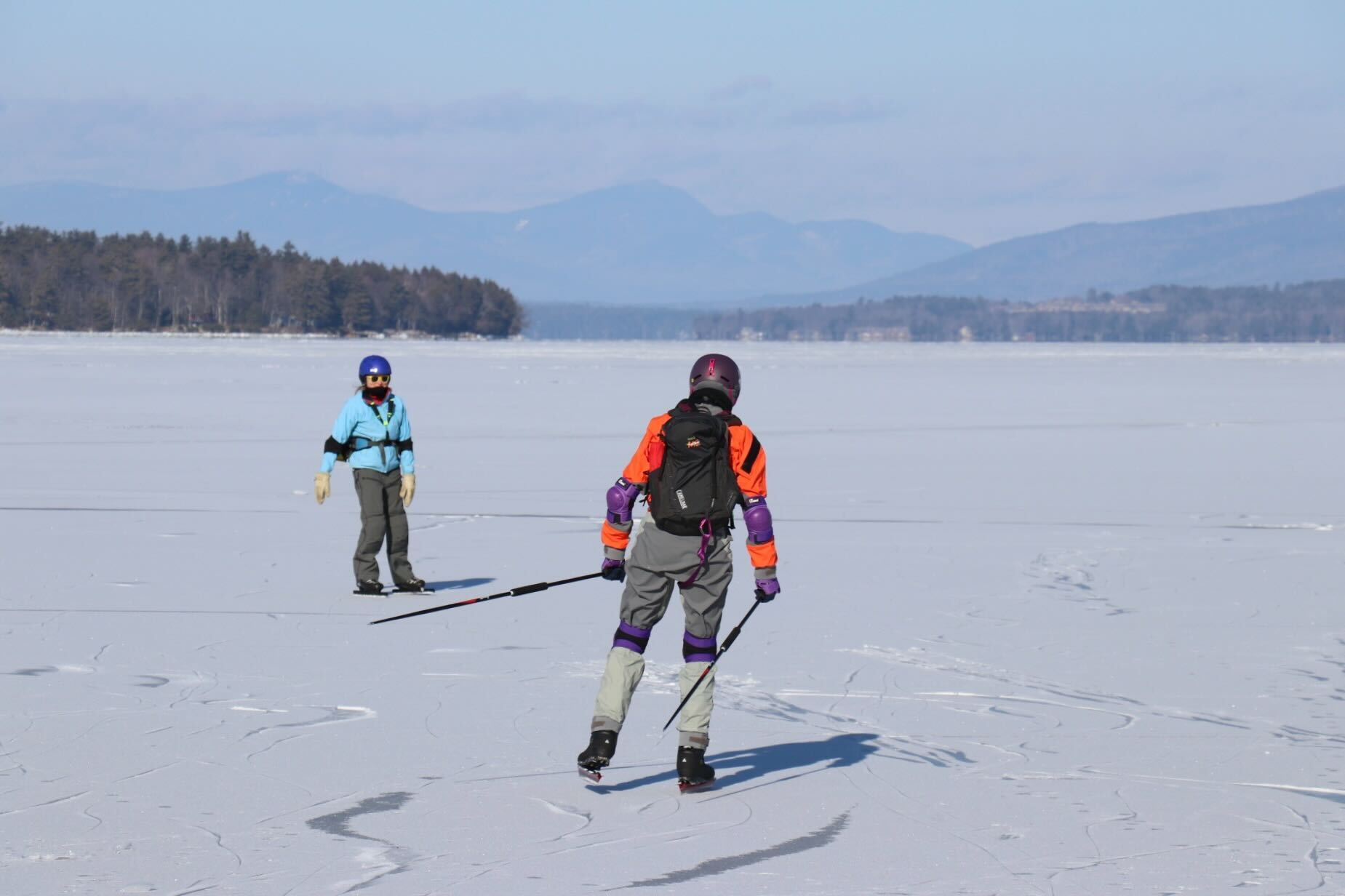 Ice Rink Lake Skating On Frozen Lake