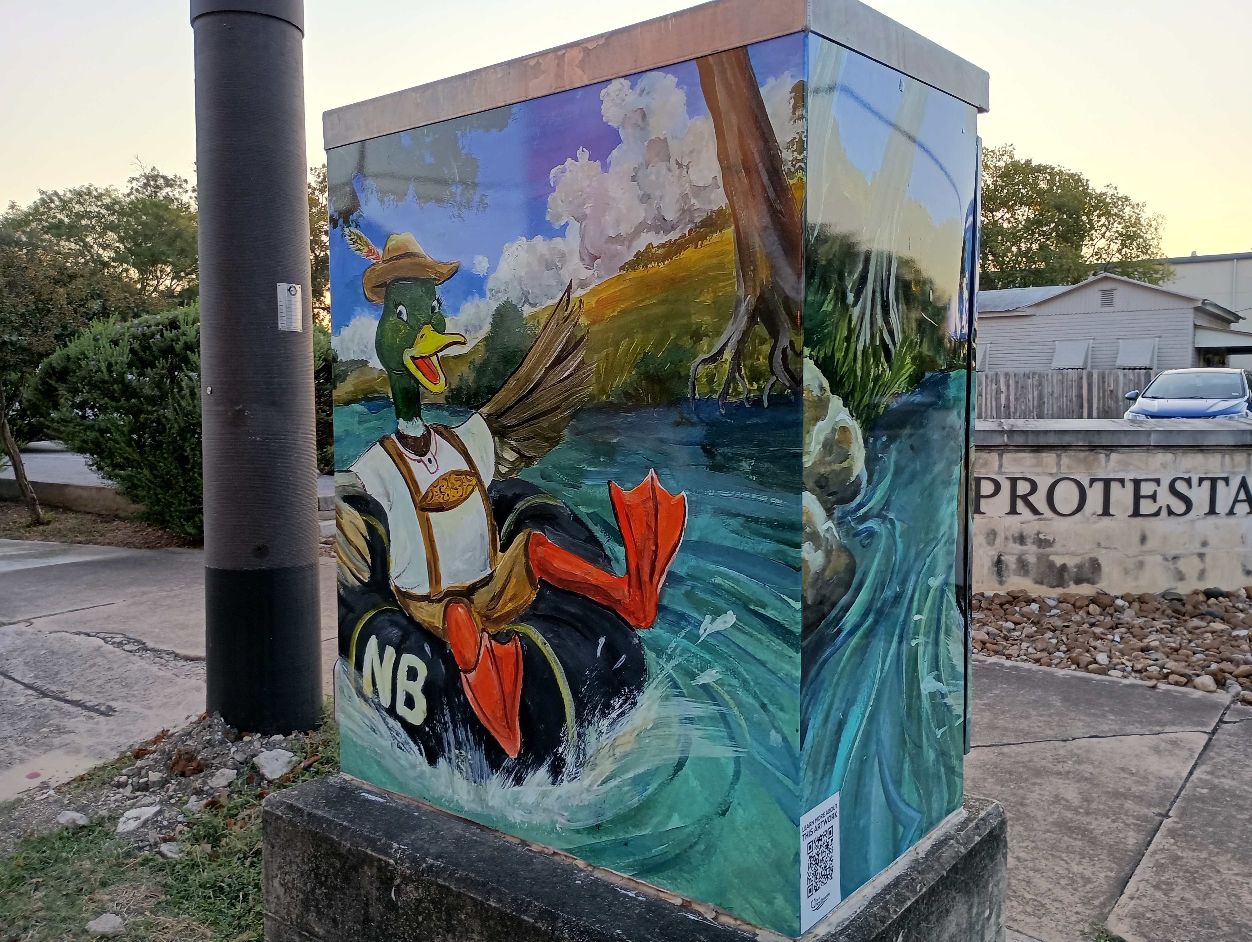 Life's a splash': New Braunfels launches local art campaign on