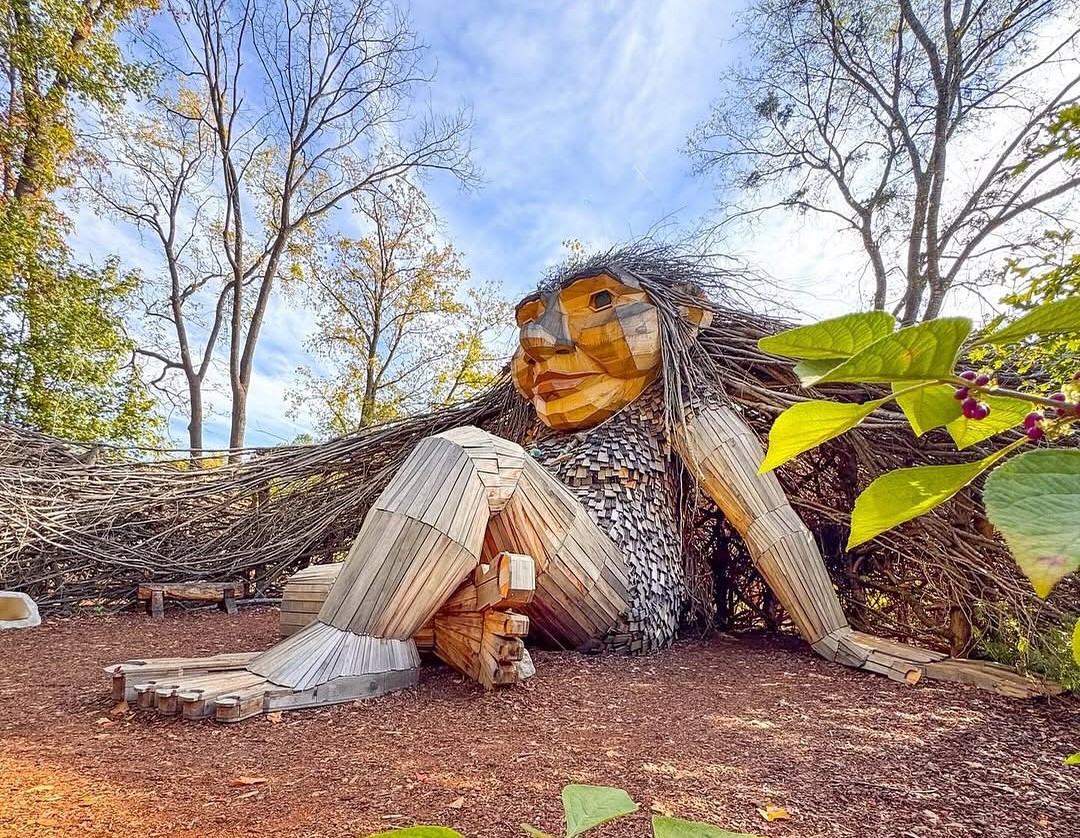 Troll takeover: Giant wooden trolls land in Asheville, other NC cities