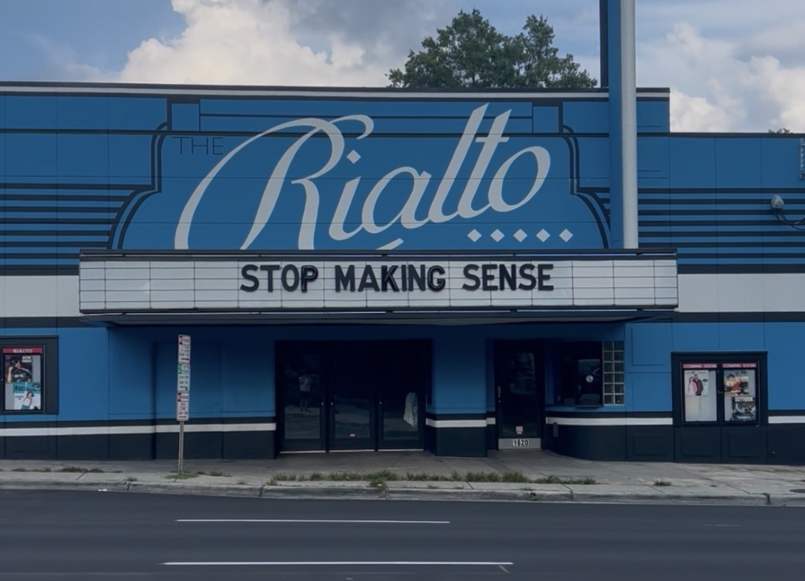 At The Rialto's monthly screening of 'Stop Making Sense,' fans are encouraged to dance