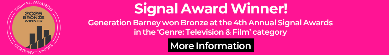 Banner image: Generation Barney Signal Award Winner