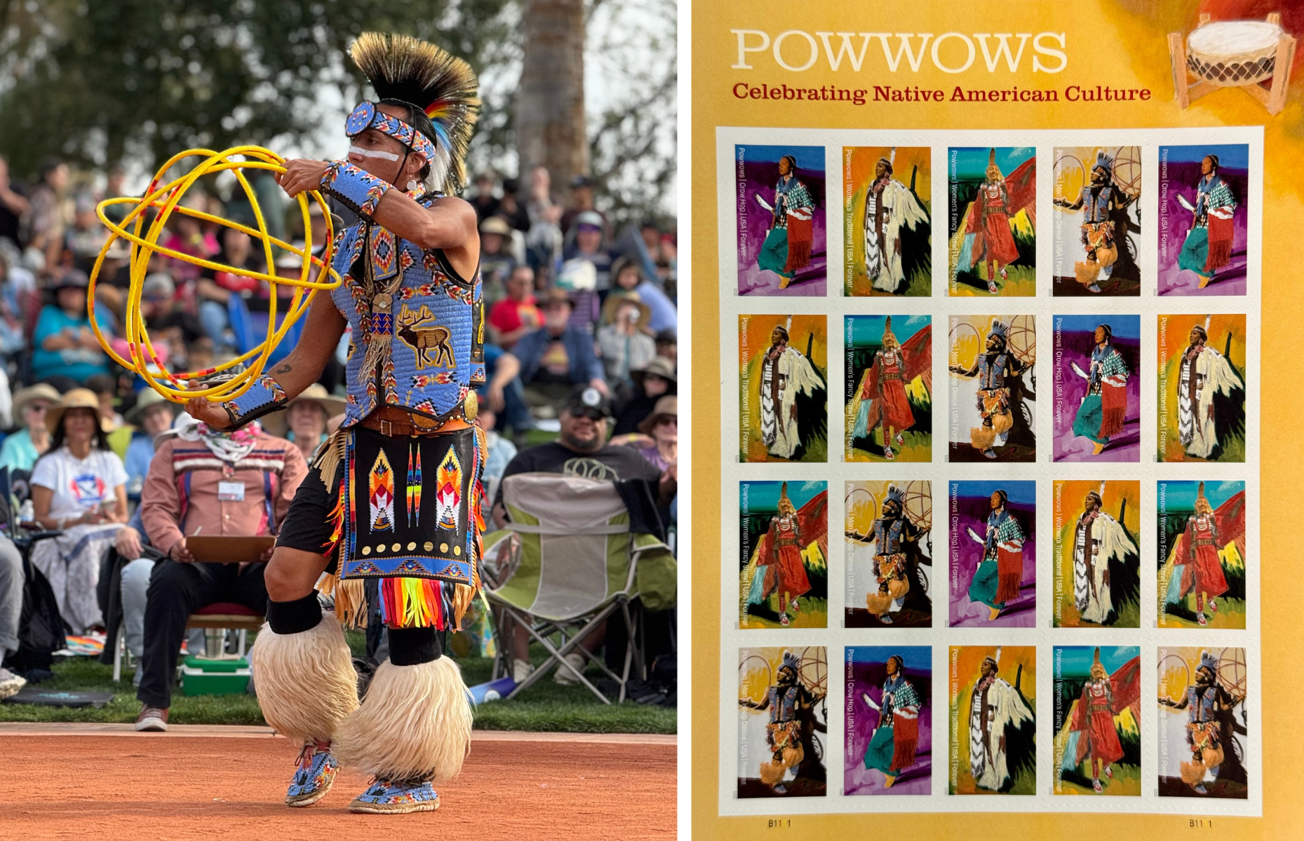 This Arizona family is now the 'face of powwow' on Forever Stamps