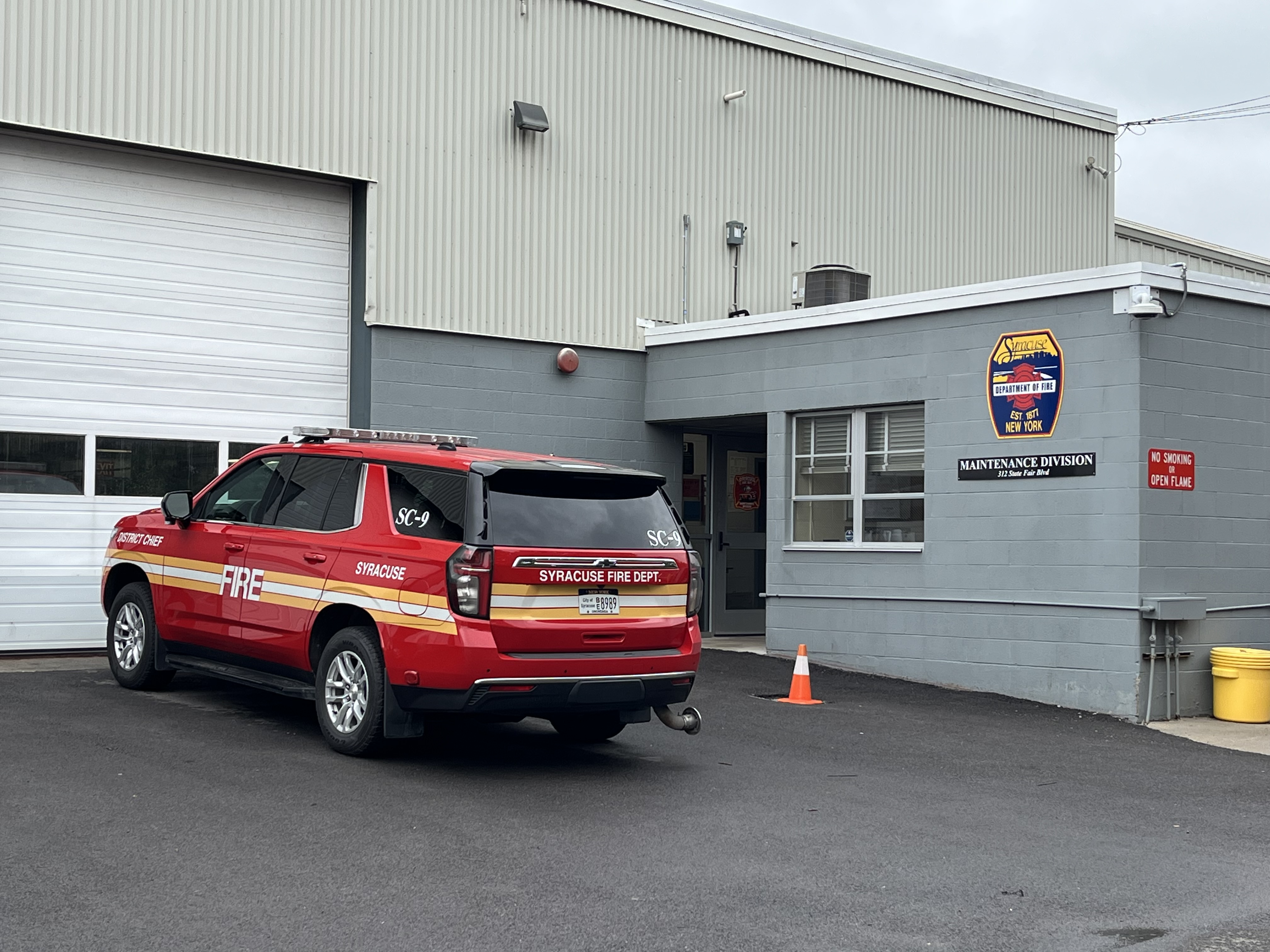 The Syracuse City Fire Department's fleet has a new home for maintenance |  WAER, image size:4032x3024