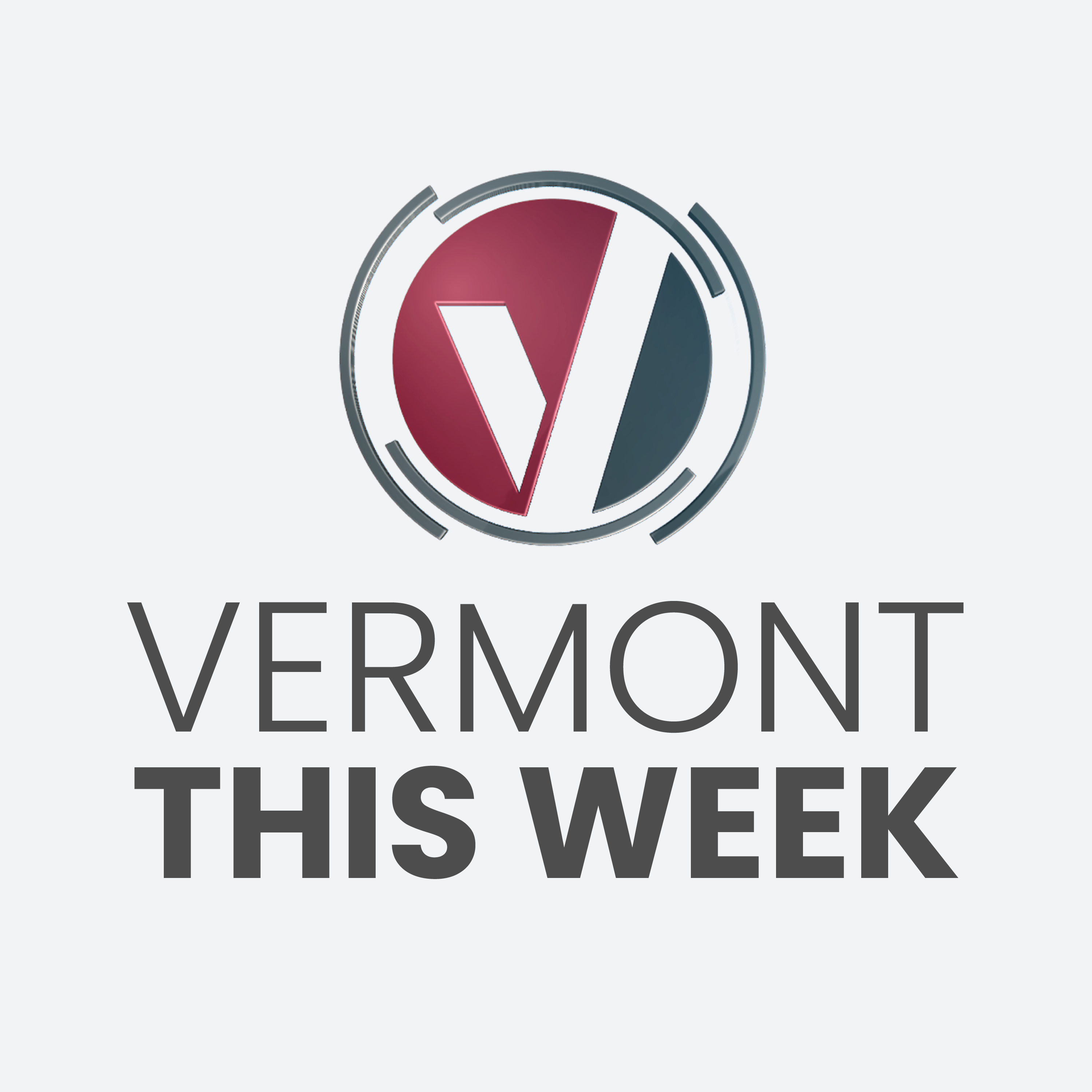 Vermont this Week logo on gray background