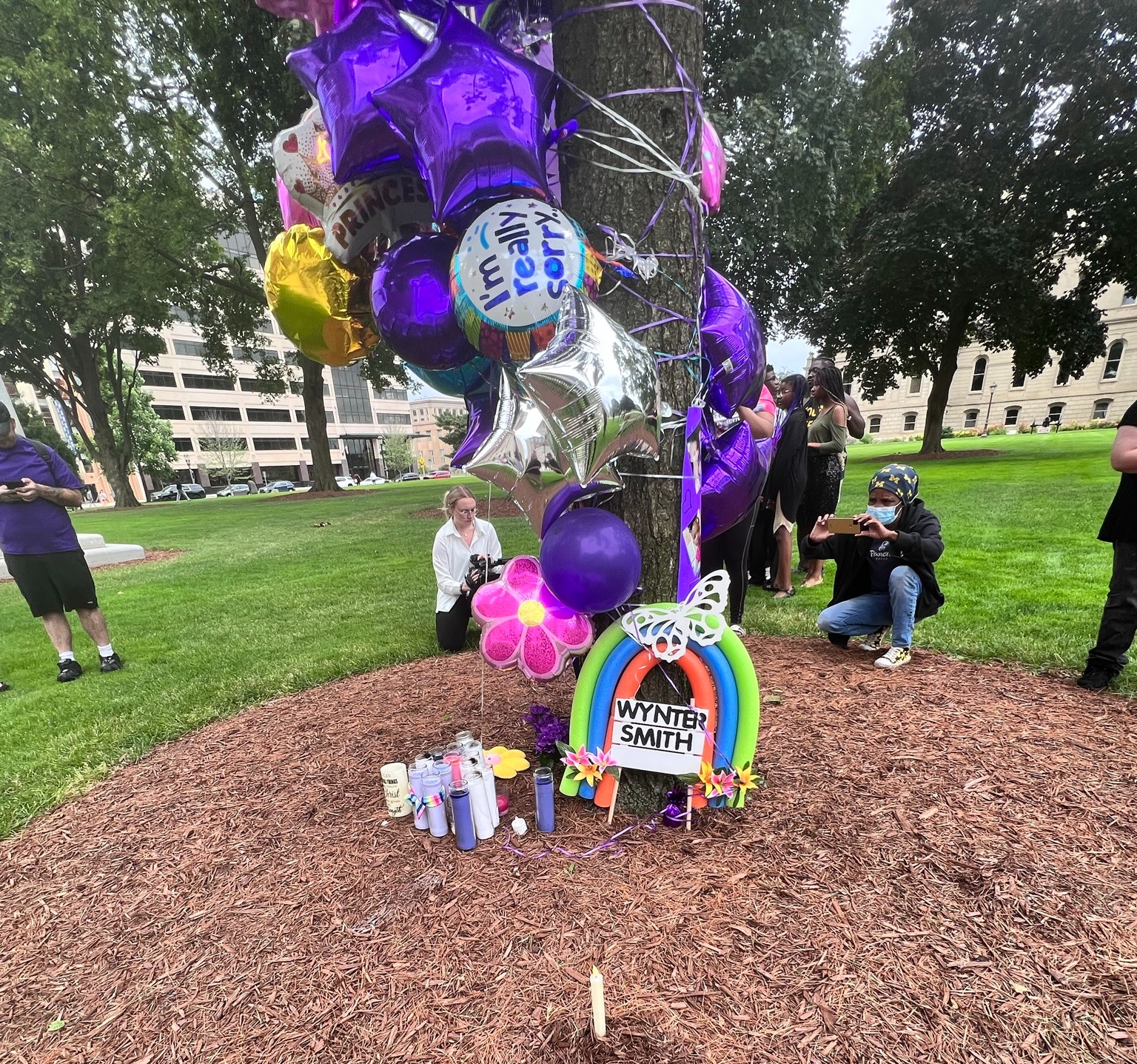 Lansing remembers two-year-old Wynter Cole-Smith at State Capitol vigil |  WKAR Public Media