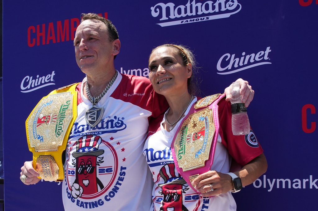 超美品　希少　merrythought　マイクロチーキー スイングボート Port Richey's Miki Sudo wins 12th straight Nathan's hot dog-eating