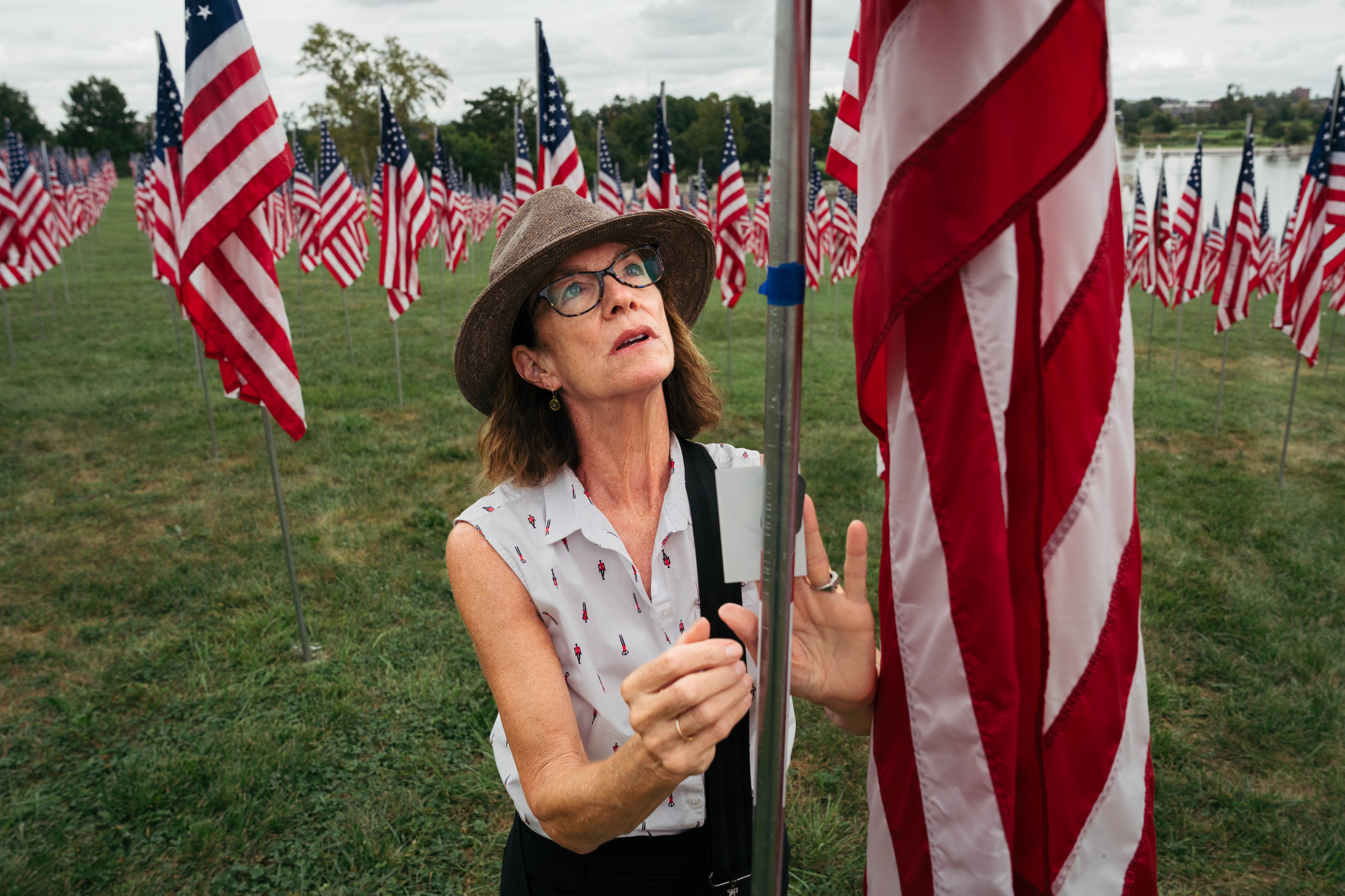 Flags of Valor in Forest Park honors 9/11 victims | STLPR