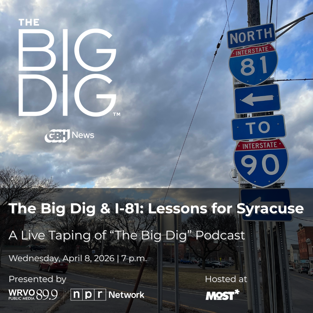Promotional poster for The Big Dig live taping