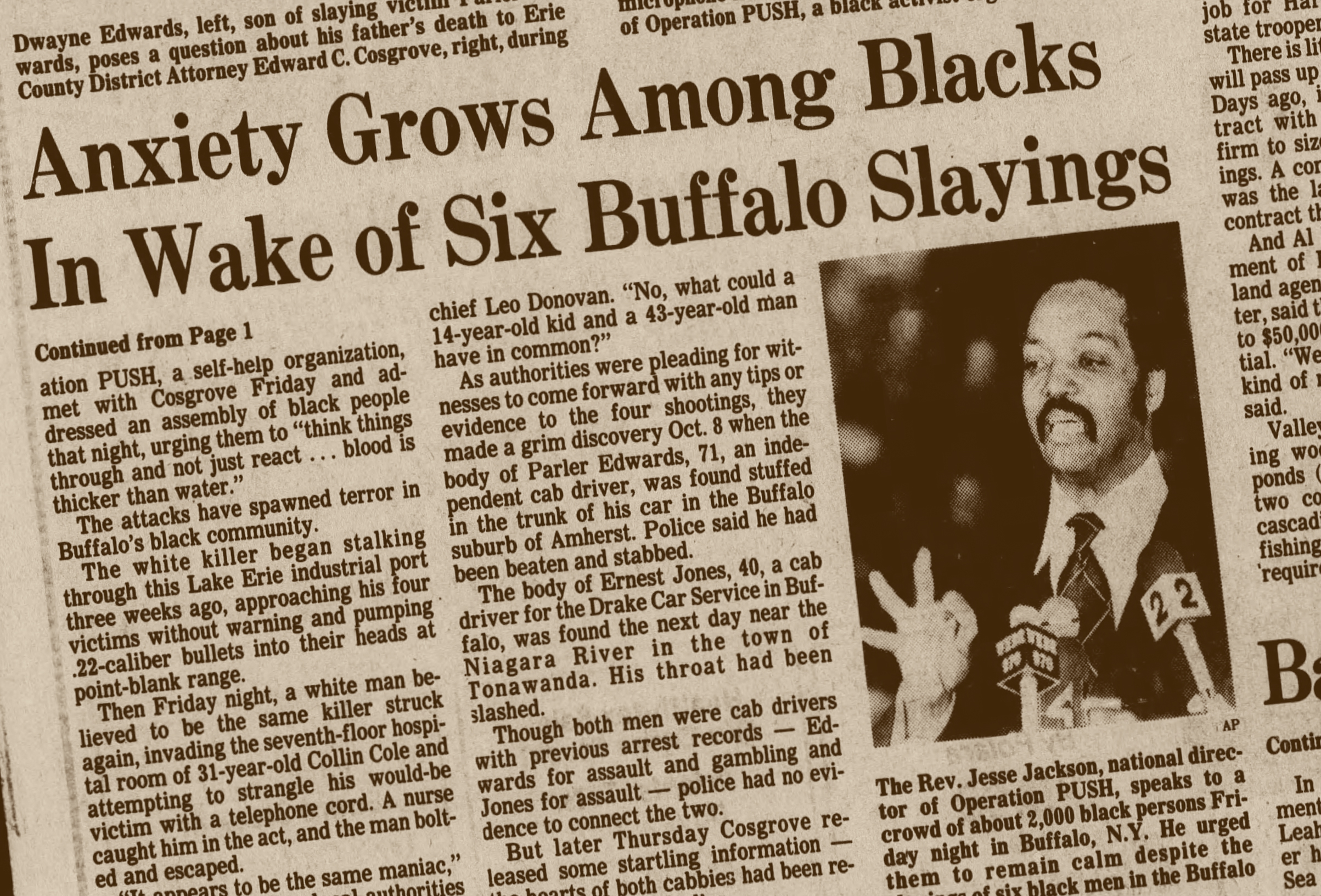 Remembering Jesse Jackson's 1980 Buffalo visit amid racist killing spree |  Buffalo Toronto Public Media