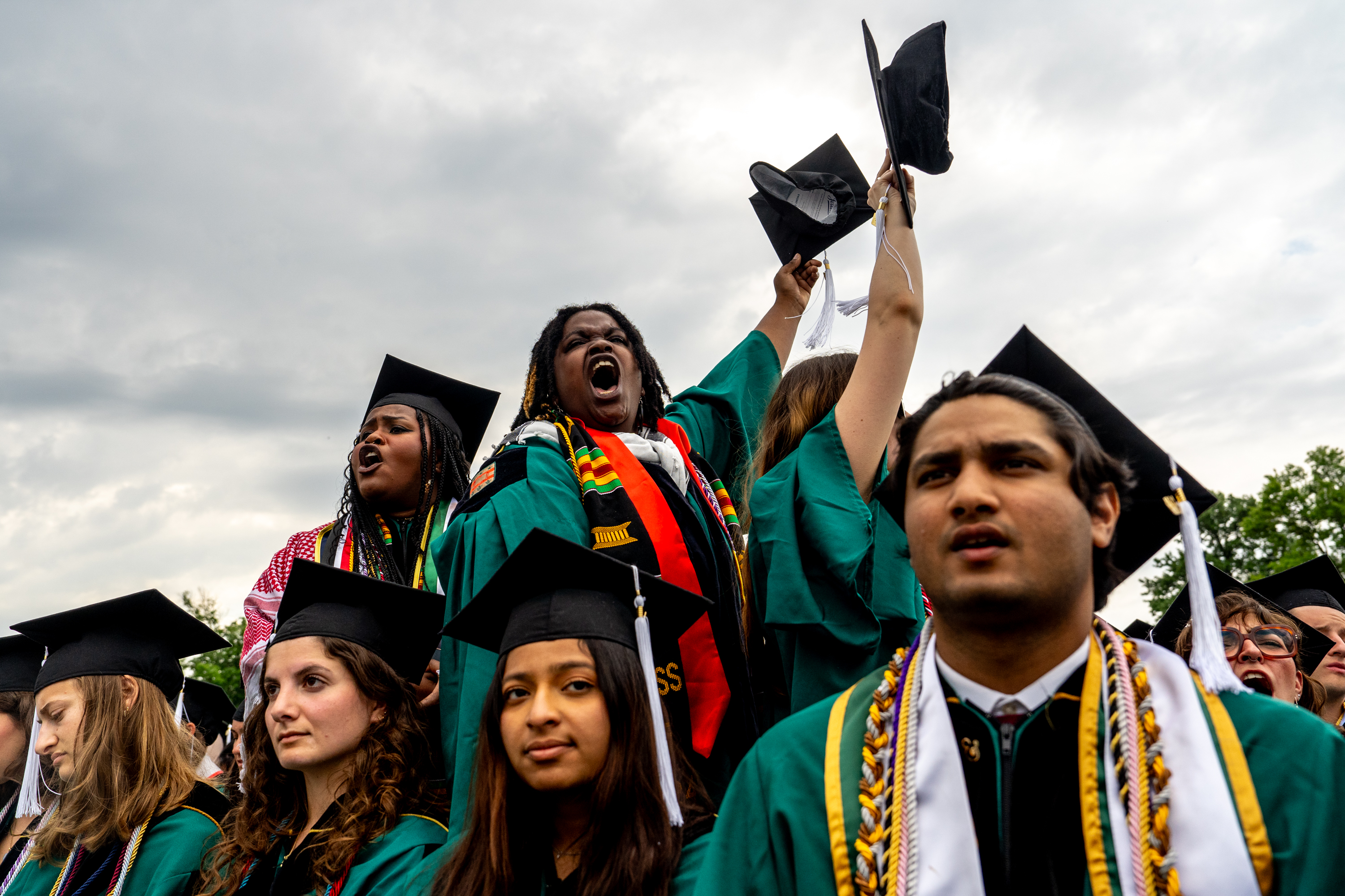 Washington University graduation disrupted by Gaza war protests | STLPR, image size:3000x2000