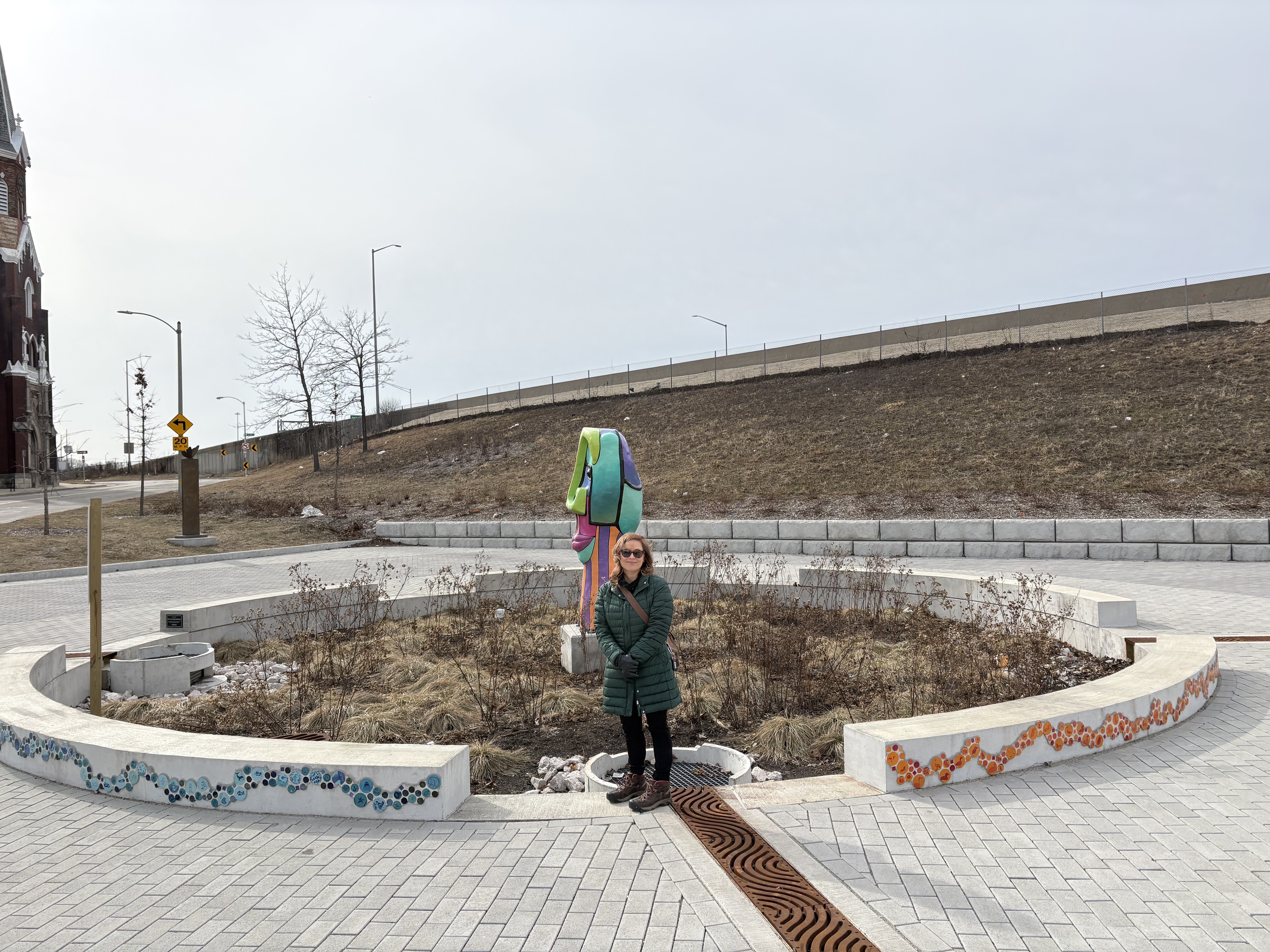 Green infrastructure captures stormwater off Milwaukee highways