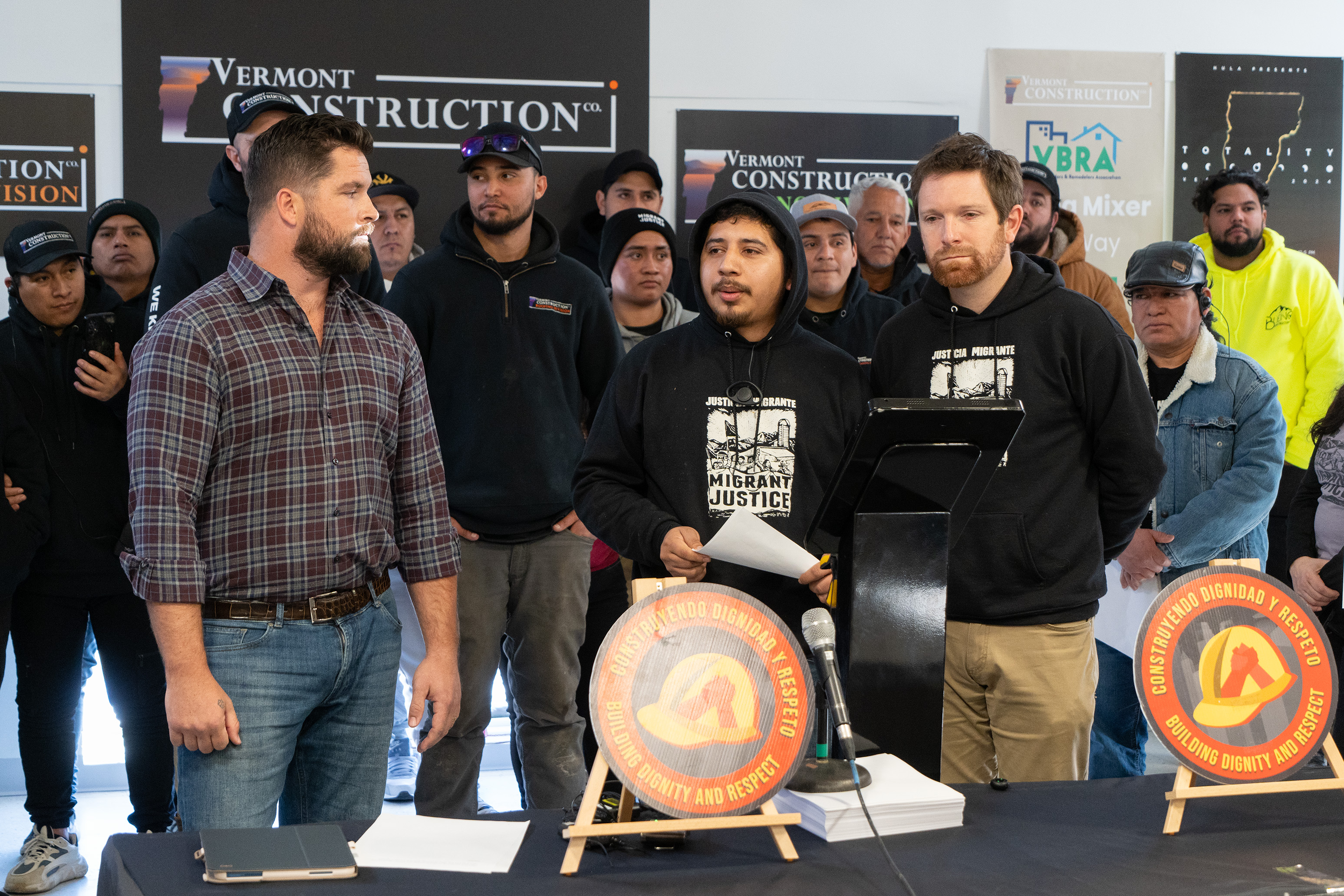 Vermont Construction Company commits to new workers' rights