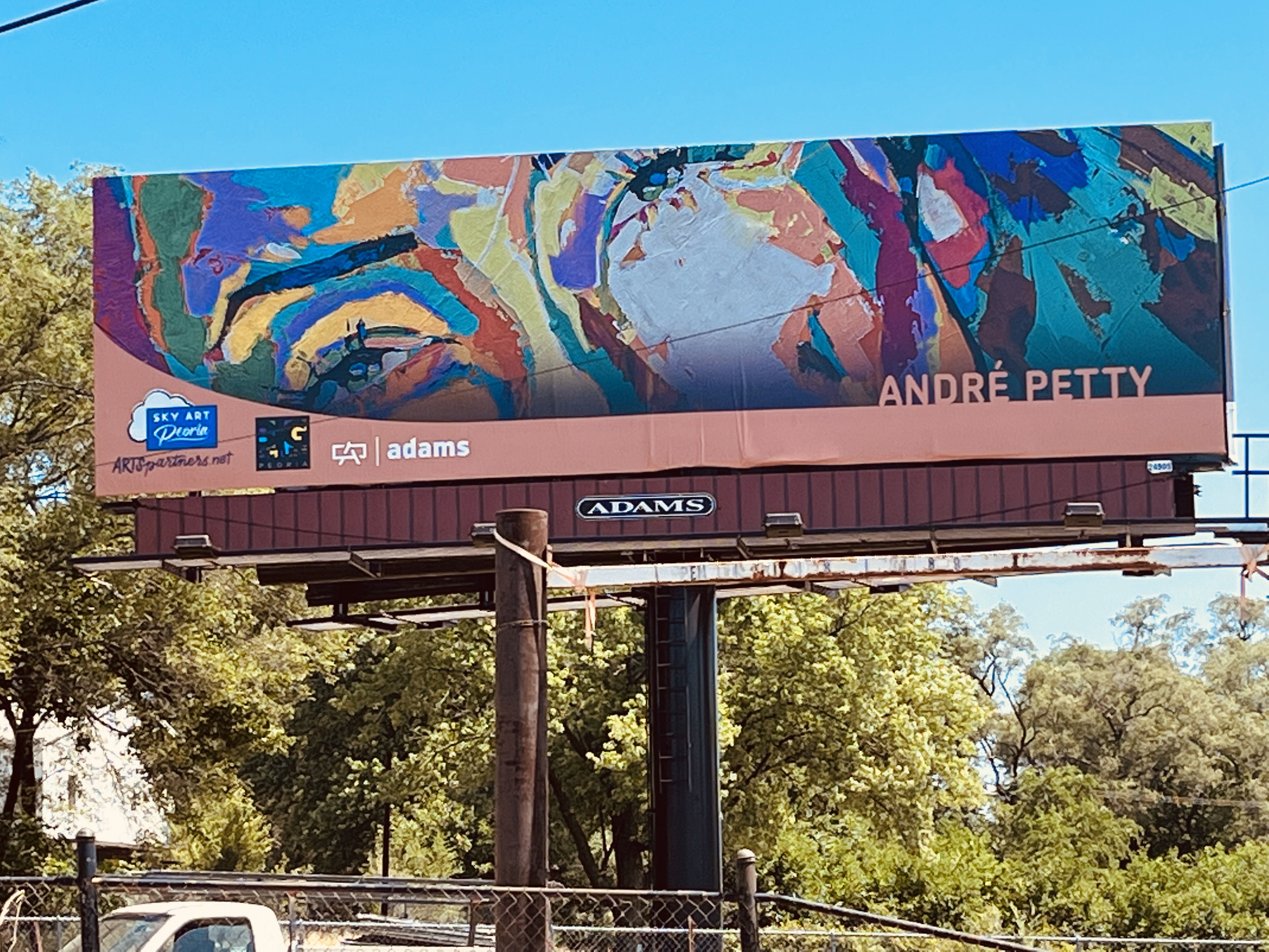 Sky Art Peoria uses billboards to showcase local artists | WCBU Peoria