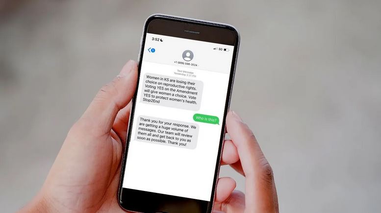Who sent misleading texts to Kansans ahead of Tuesday's vote on abortion? - Vimarsana News