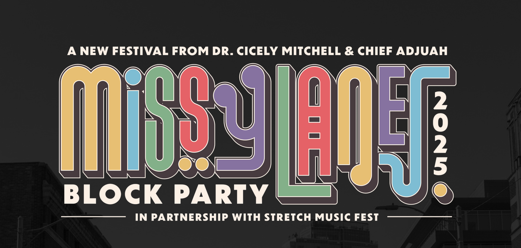 Cicely Mitchell and Chief Adjuah announce Missy Lane's Block Party