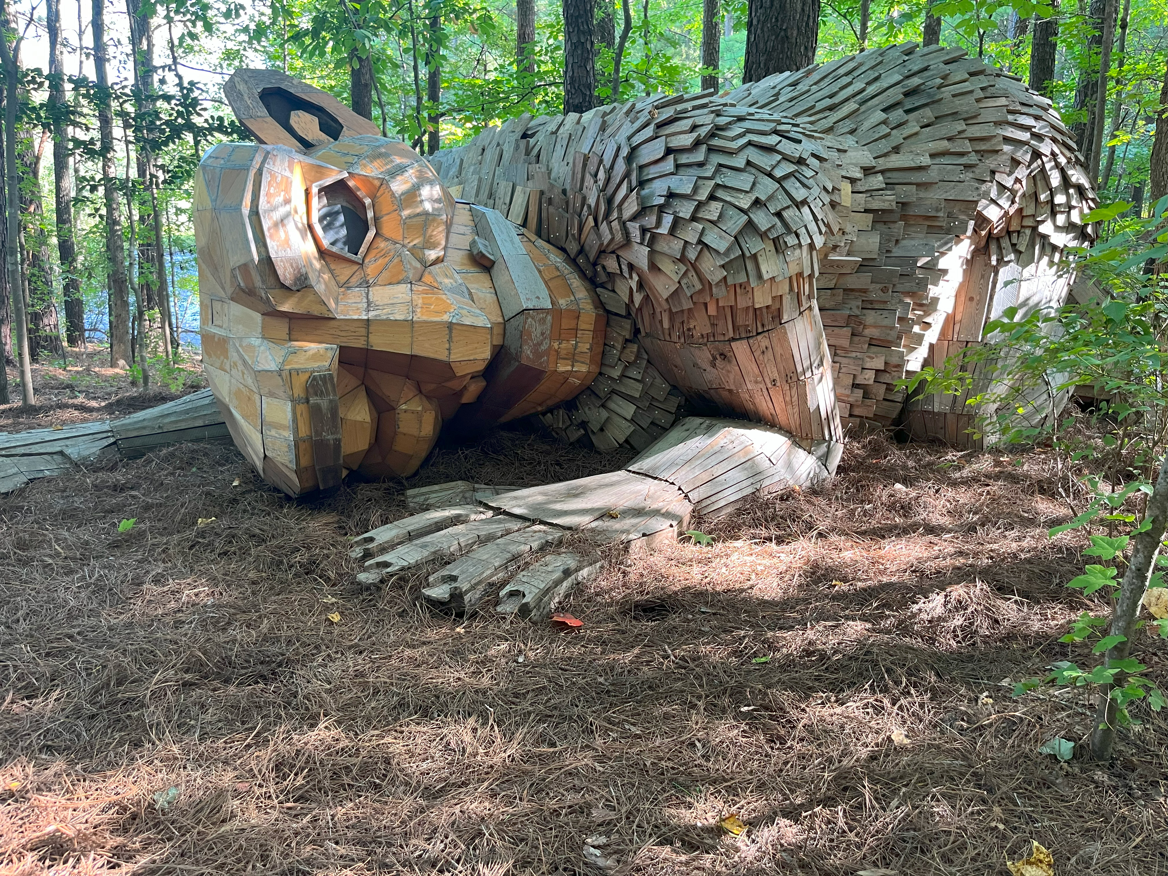 Environmentally aware trolls make a stop at the Virginia Aquarium