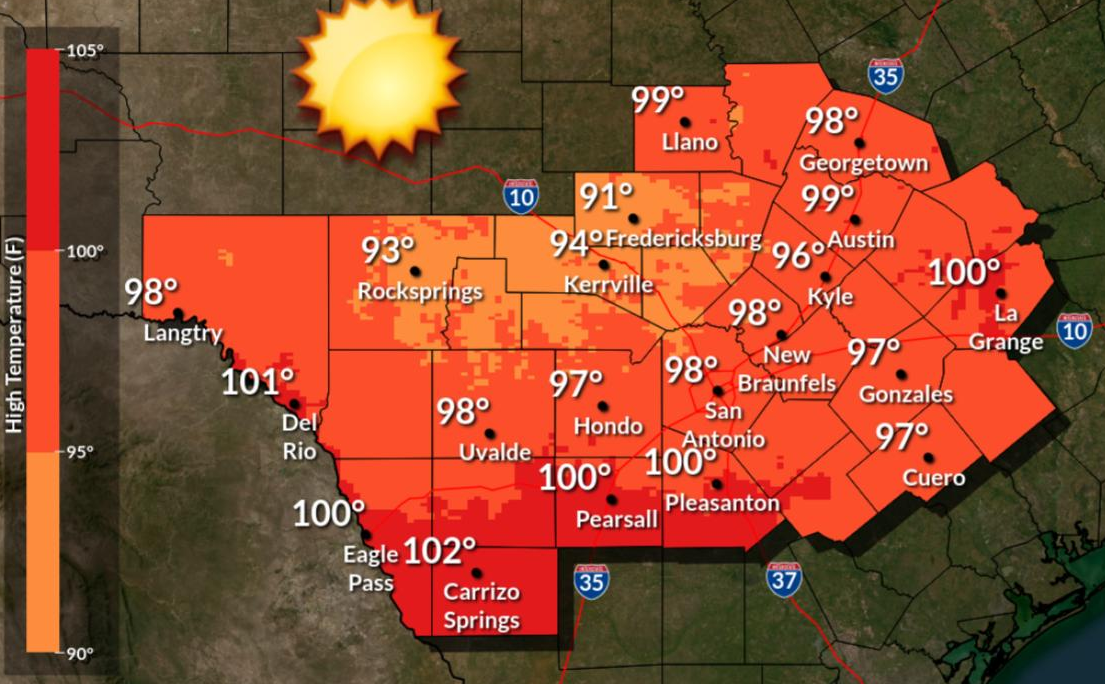 Dog days of summer hit San Antonio as temperatures, heat indices top 100