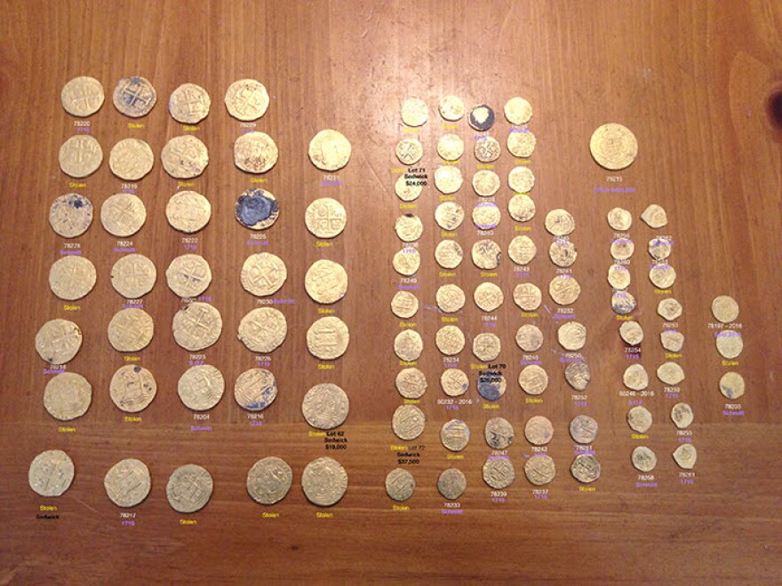 日高大　ジェフくじ第5弾　メタルカード　ゴールド FWC recovers 37 stolen gold coins from 1715 fleet shipwrecks | WUSF