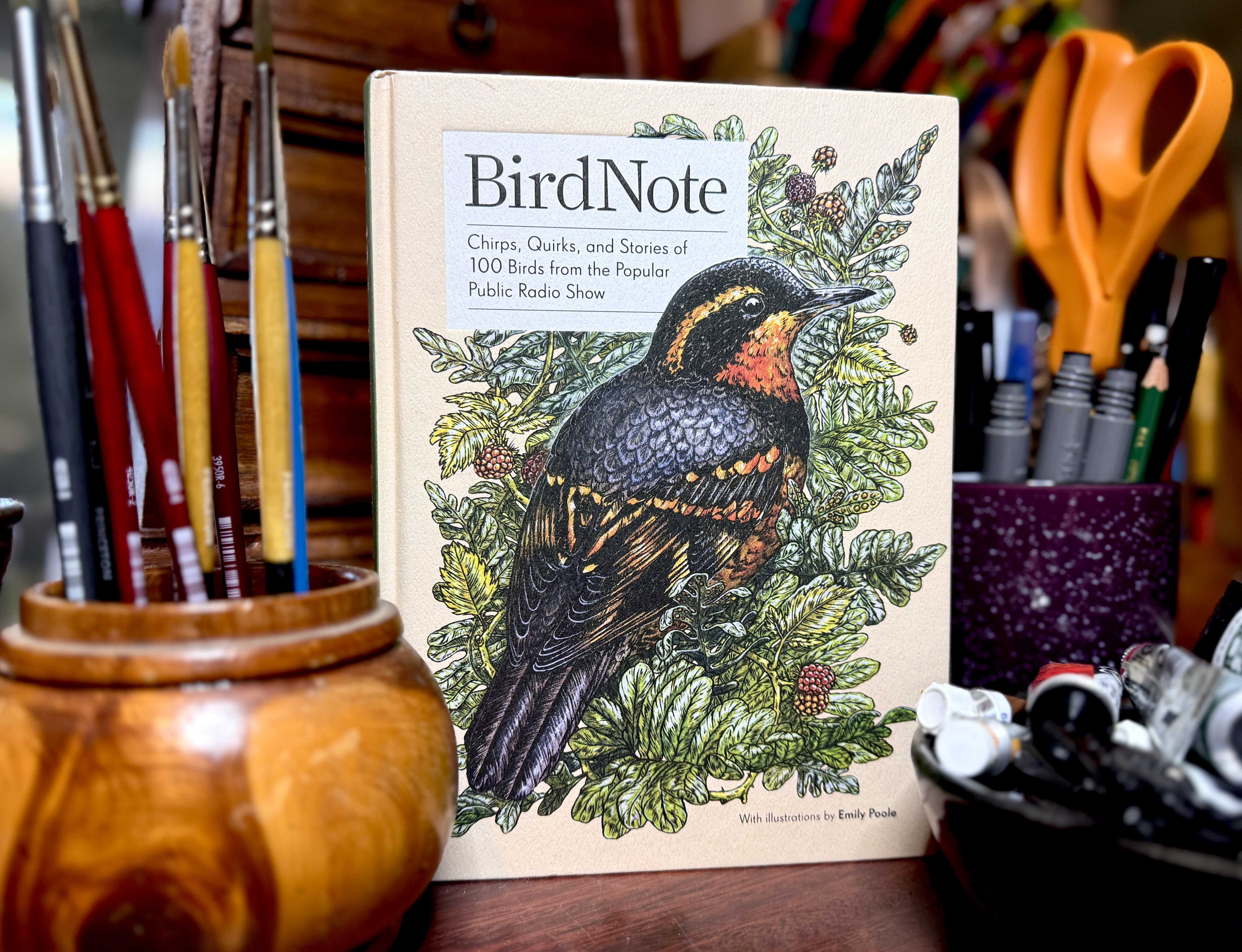 Birds in sound and color: KLCC celebrates BirdNote with local artist