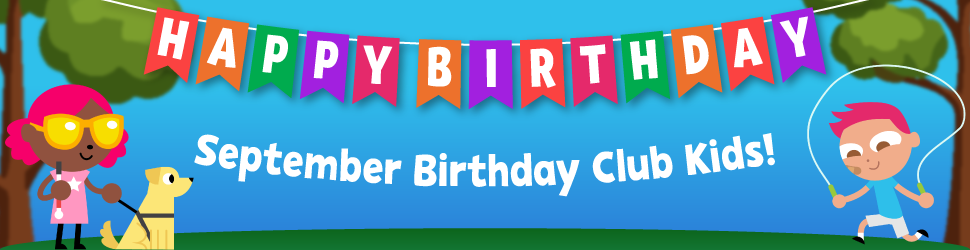 Birthday Club September Banner