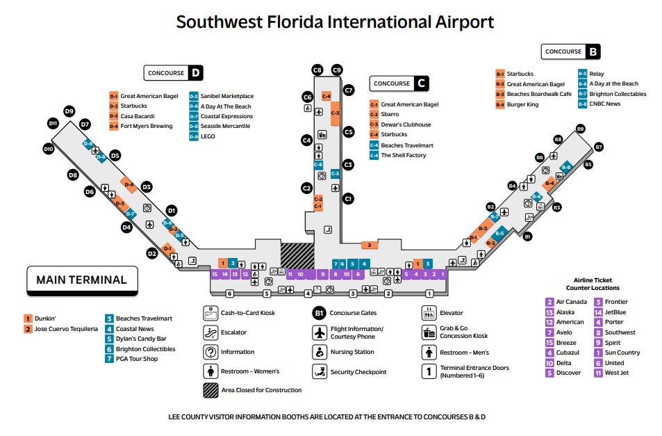 Airport Map Of Florida Miami Airport Map Hi Res Stock Photography And