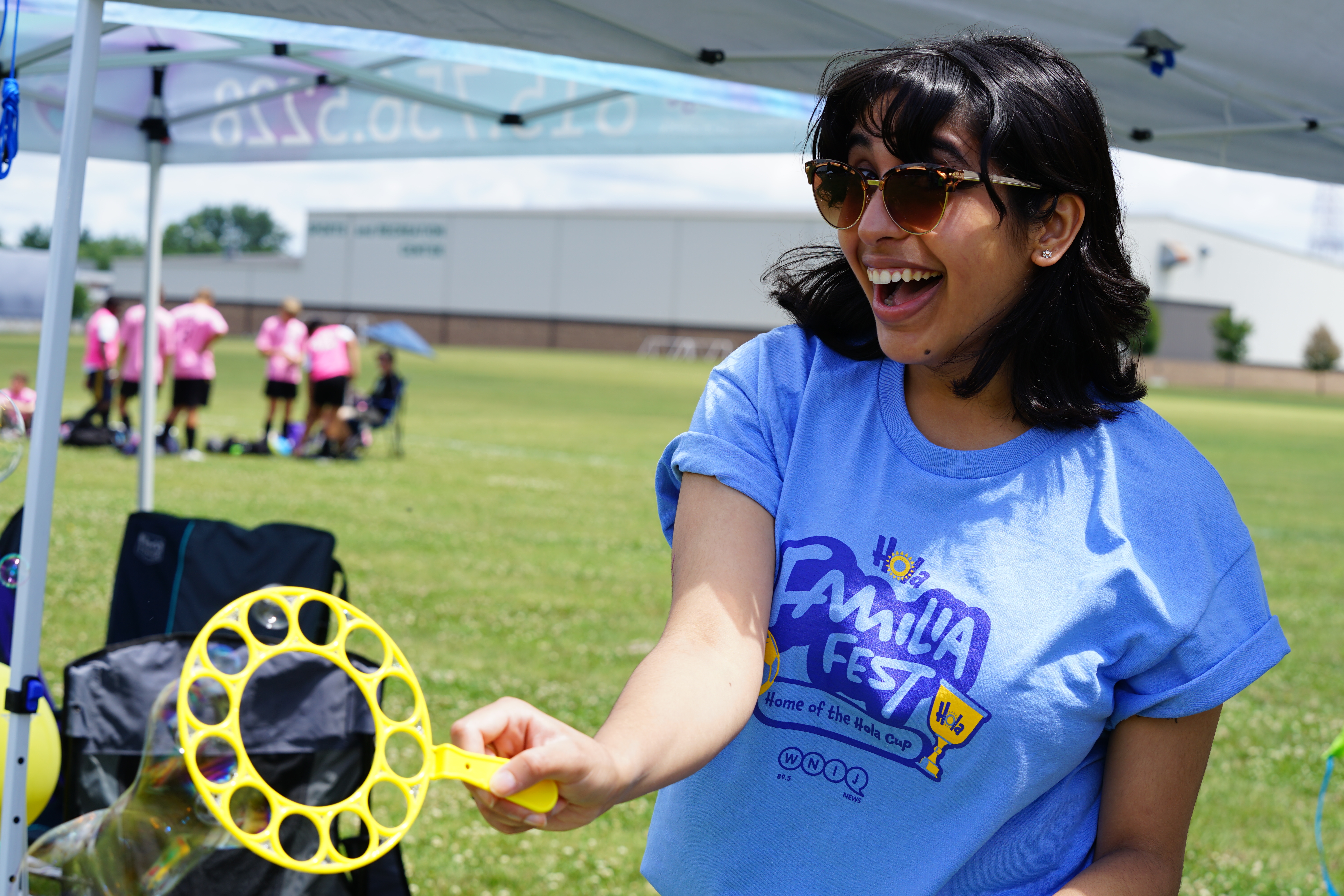 Hola Cup soccer action