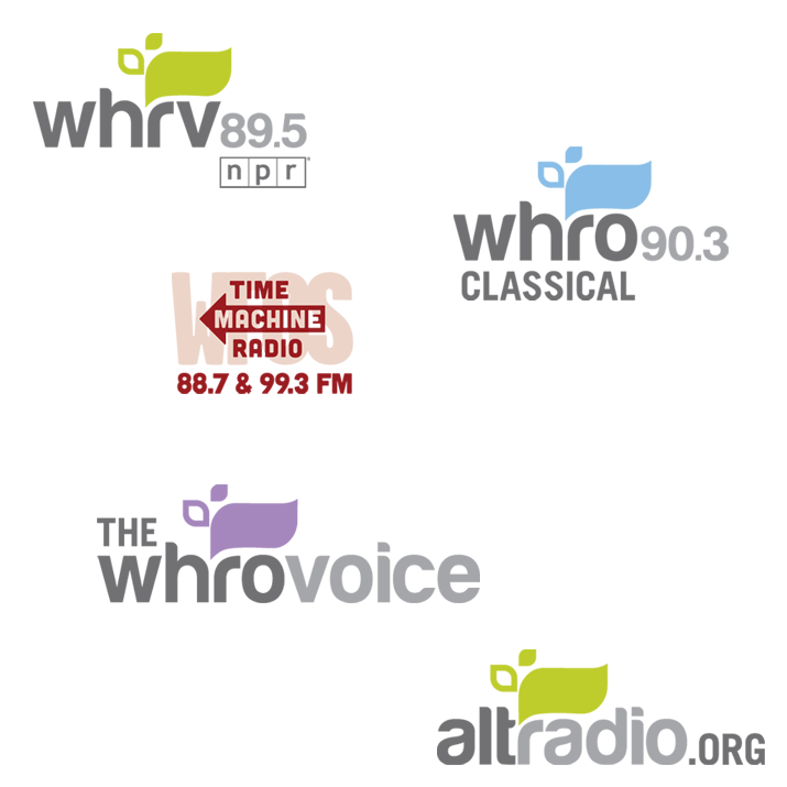 WHRO Public Media Live Streams Logos