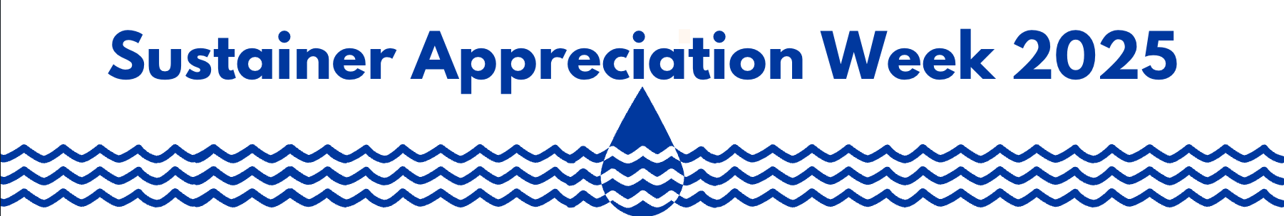 It's Sustainer Appreciation Week!