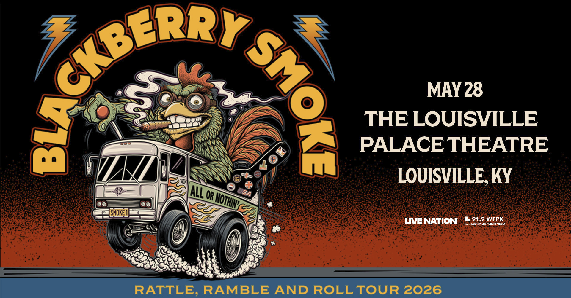 Win tix to see Blackberry Smoke at Louisville Palace
