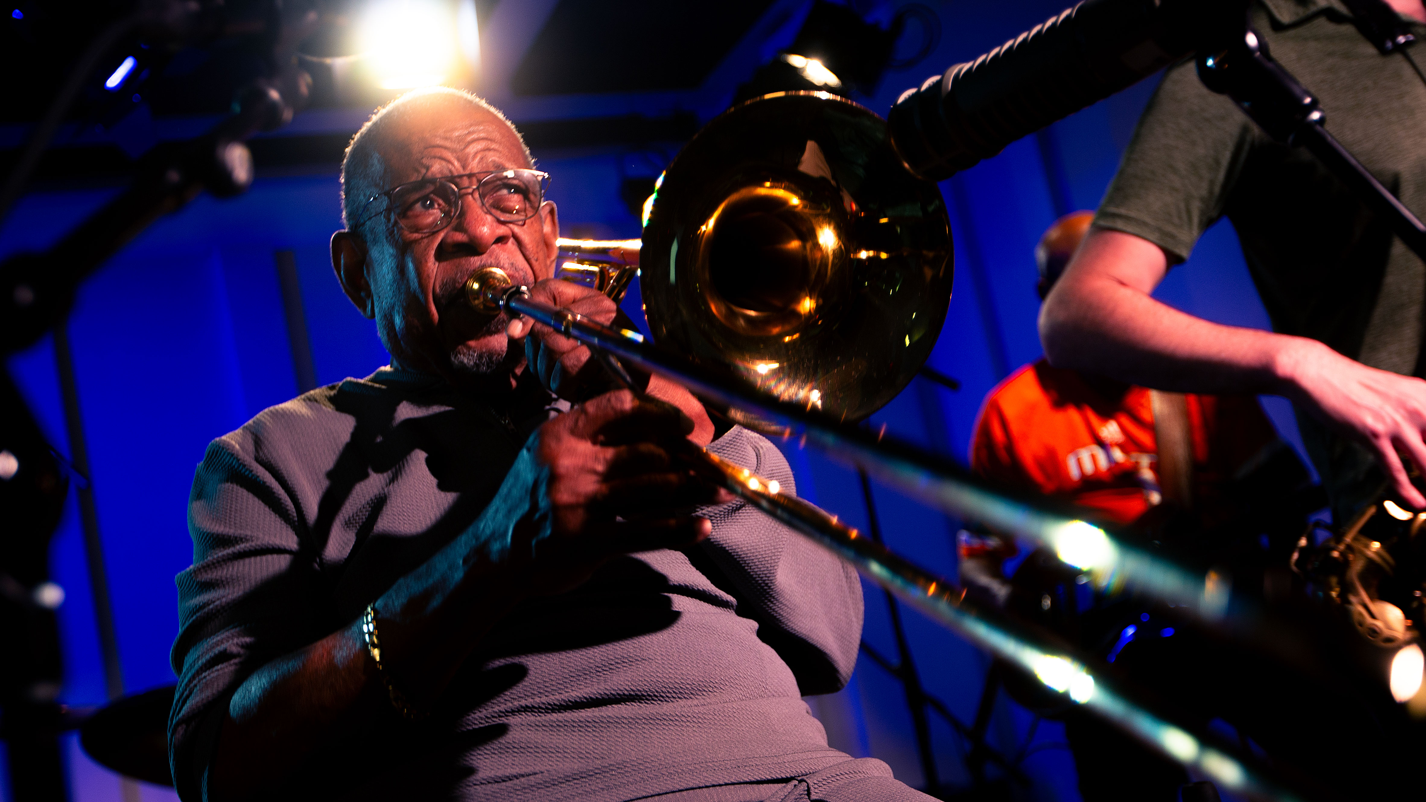Fred Wesley brings his New JBs for a funky, fun studio session