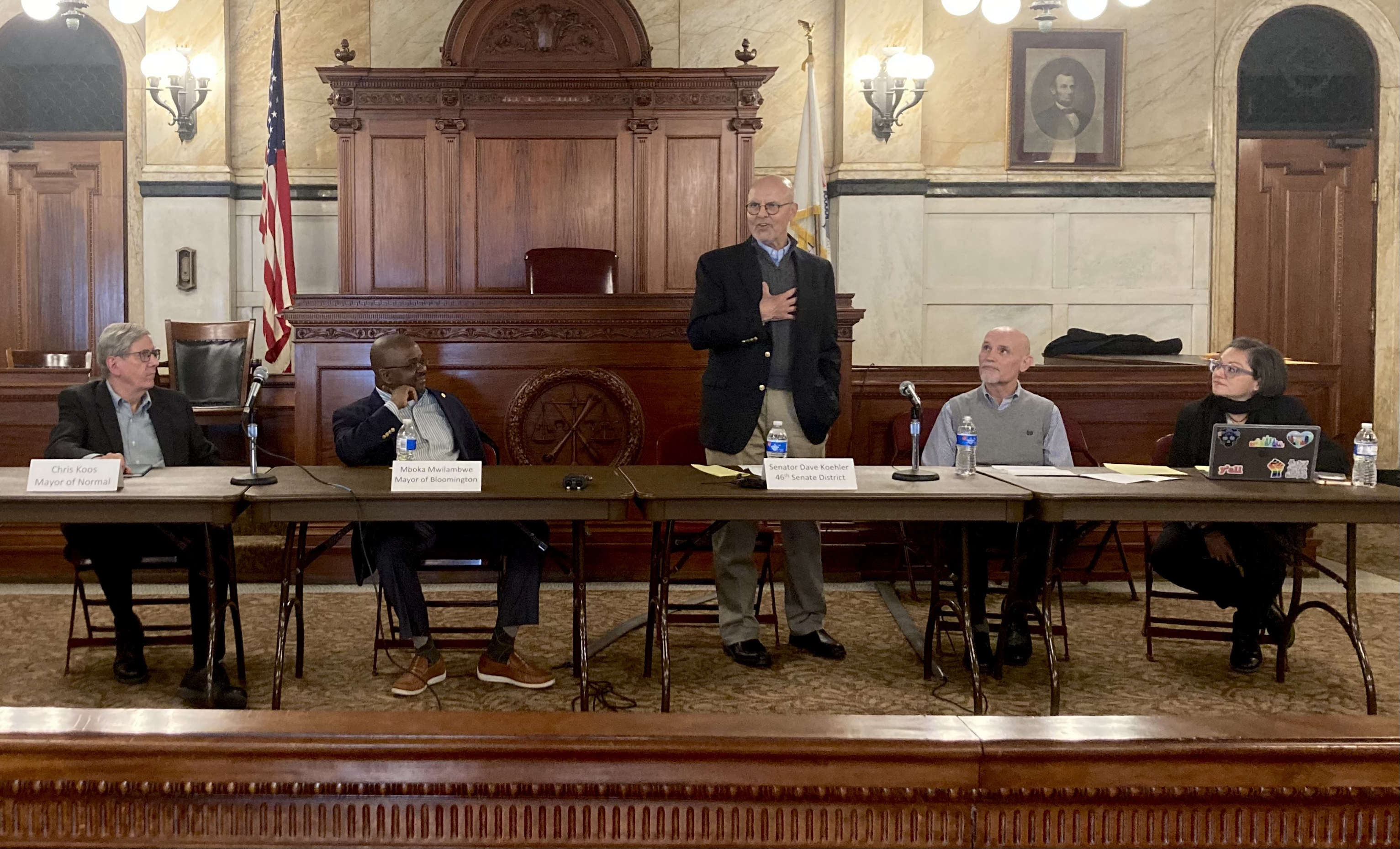 Accountability is the hot topic at LGBTQ+ forum attended by Sen. Dave  Koehler and B-N mayors | WGLT