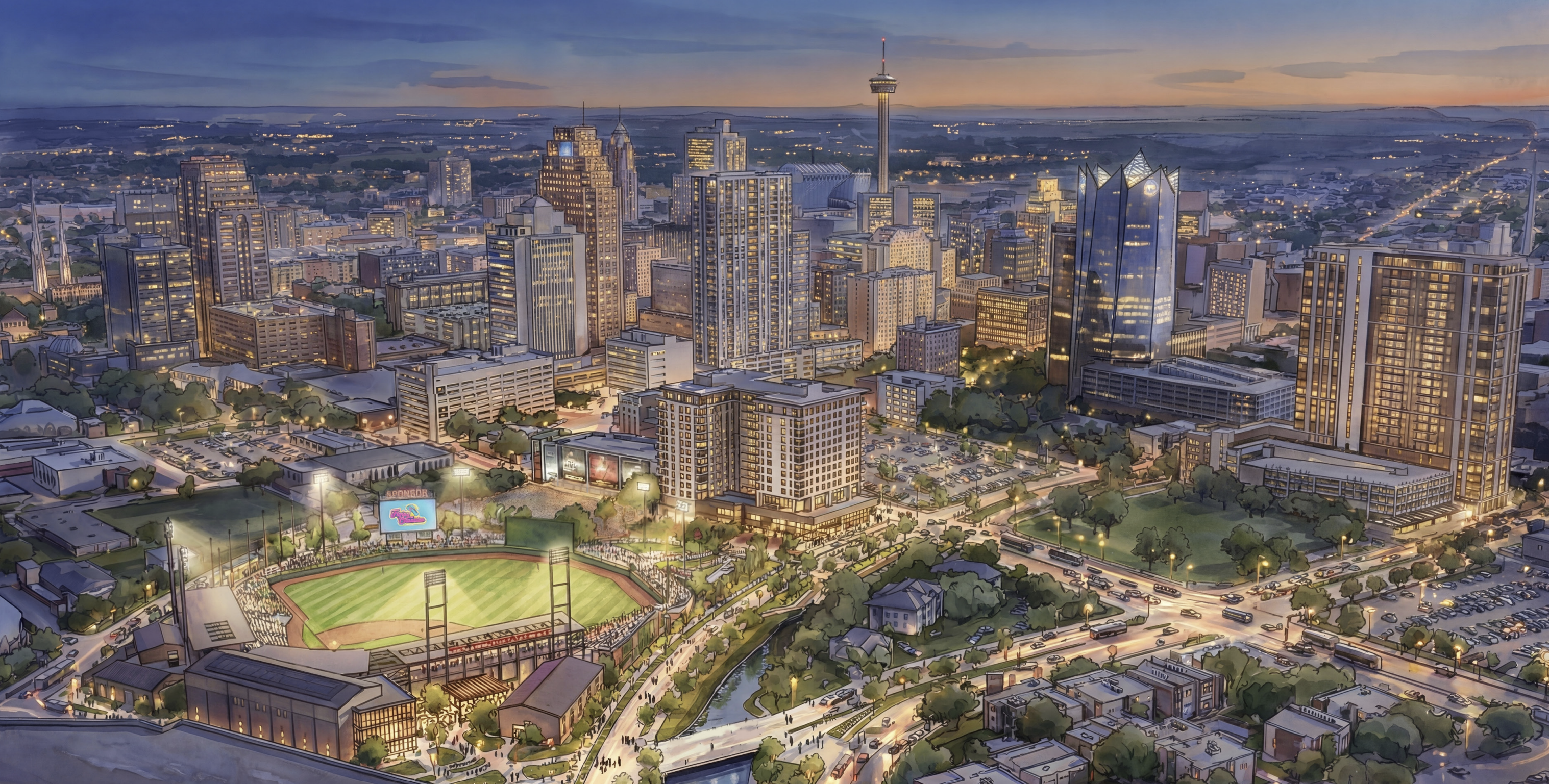 San Antonio Missions release first renderings of upcoming downtown baseball stadium