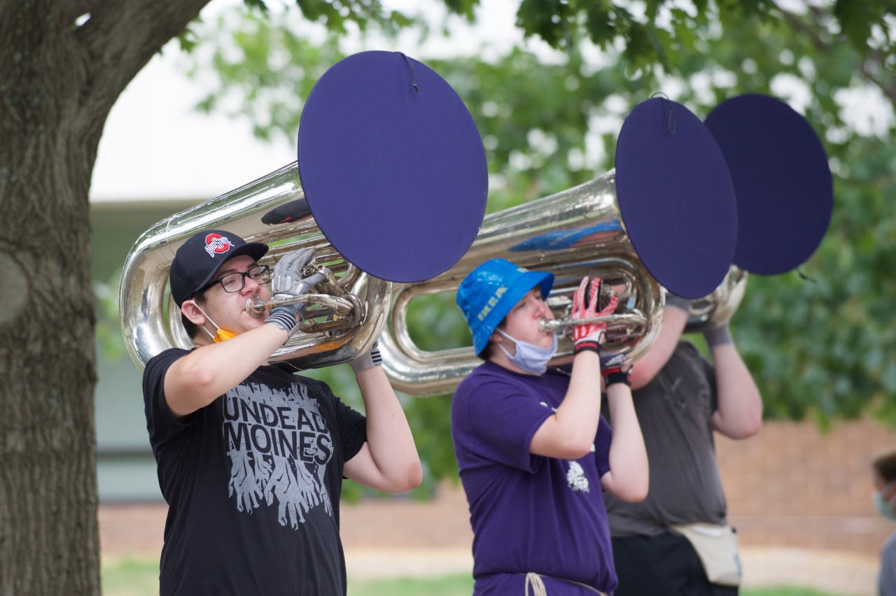 School Bands Mask Up For Fall | Iowa Public Radio