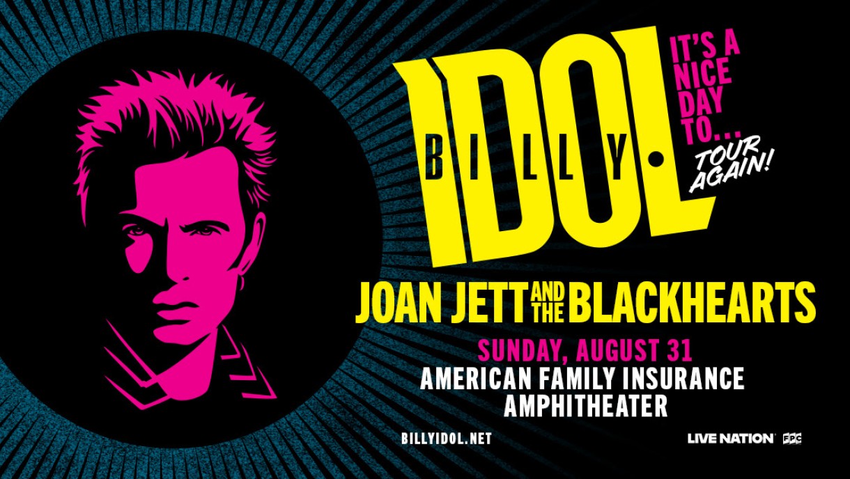 Billy Idol, Joan Jett team up for tour coming to Milwaukee this