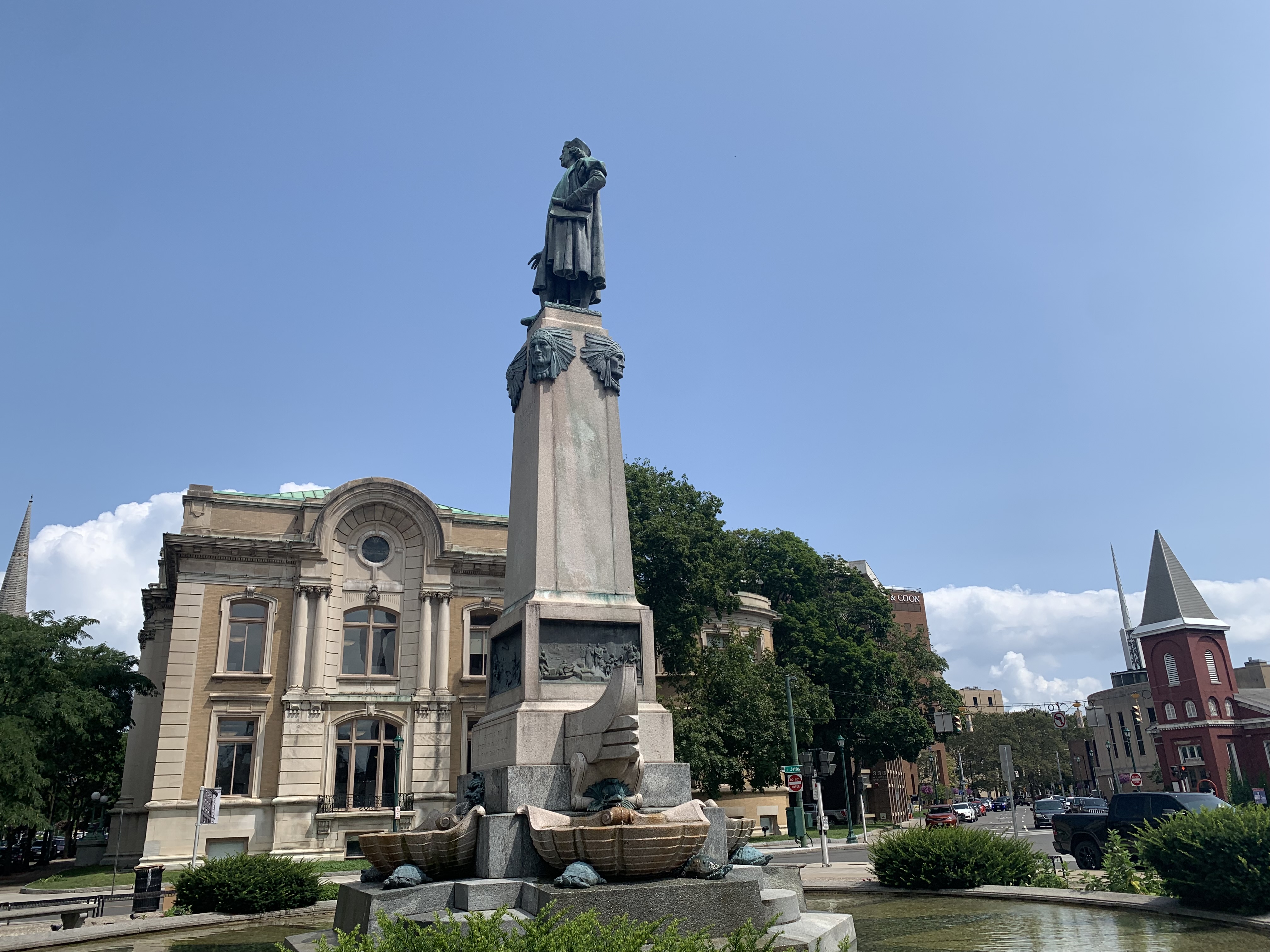 Onondaga Nation and City of Syracuse embrace dismissal of Columbus statue  case | WAER