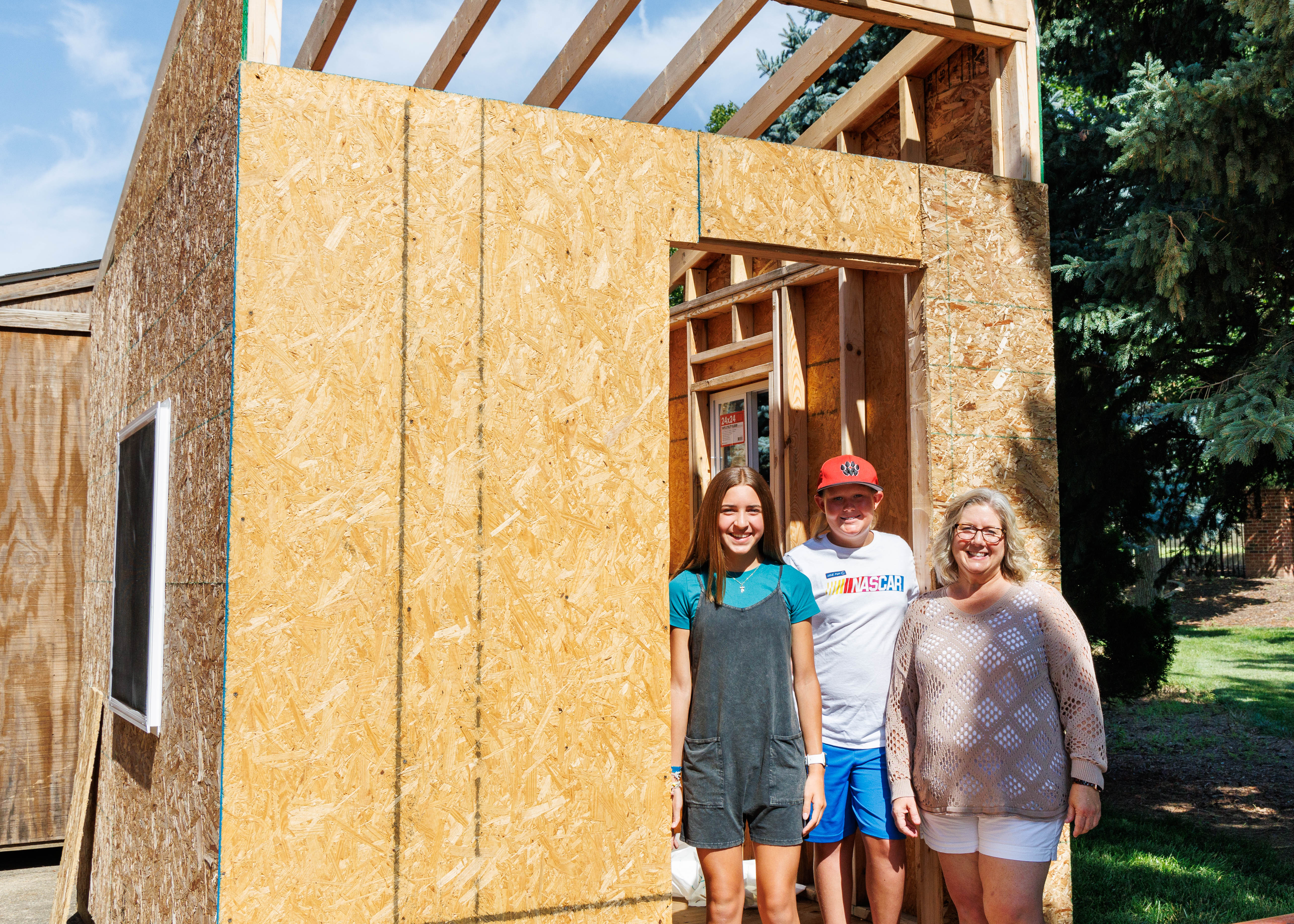 Metcalf School sixth-graders design, build and donate a tiny house