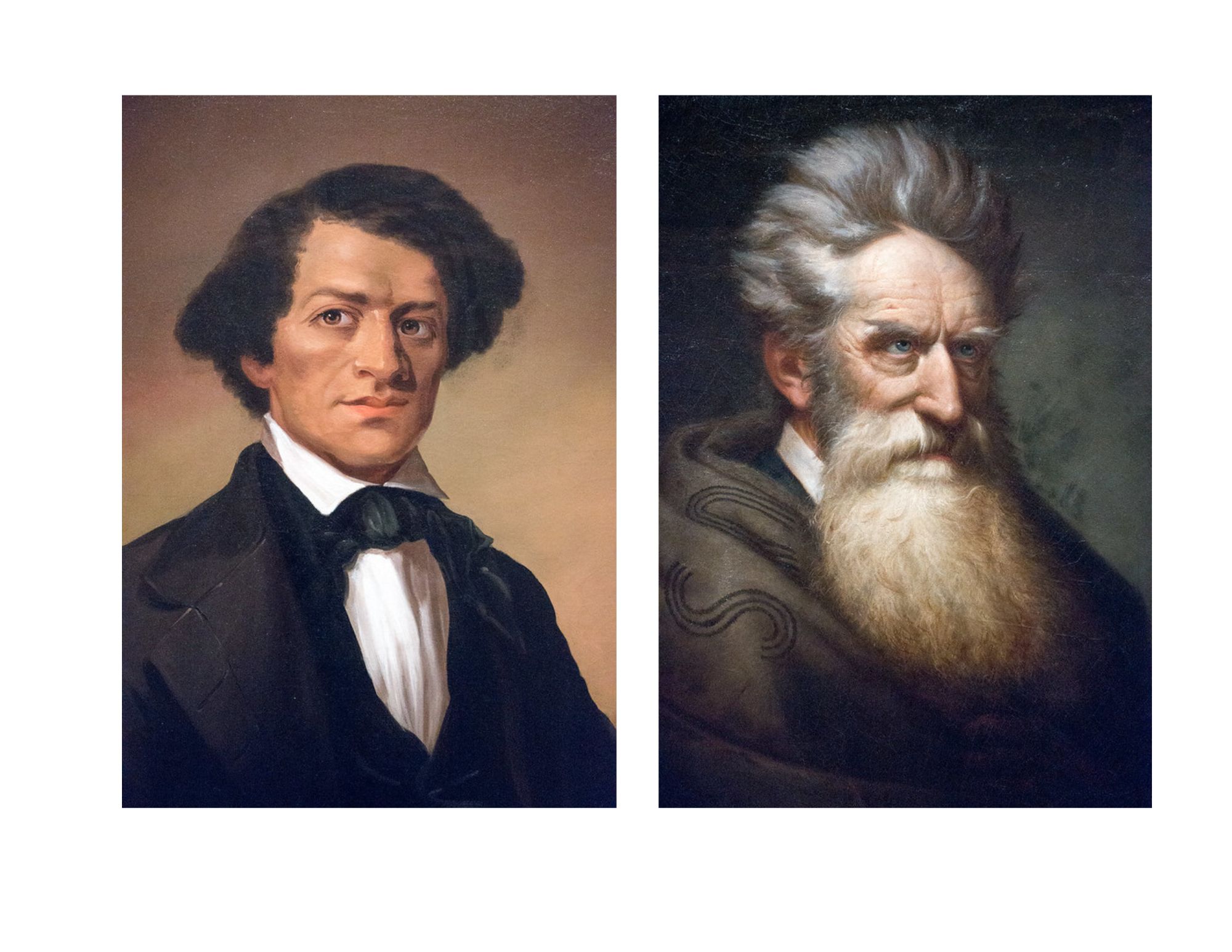 Frederick Douglass and John Brown