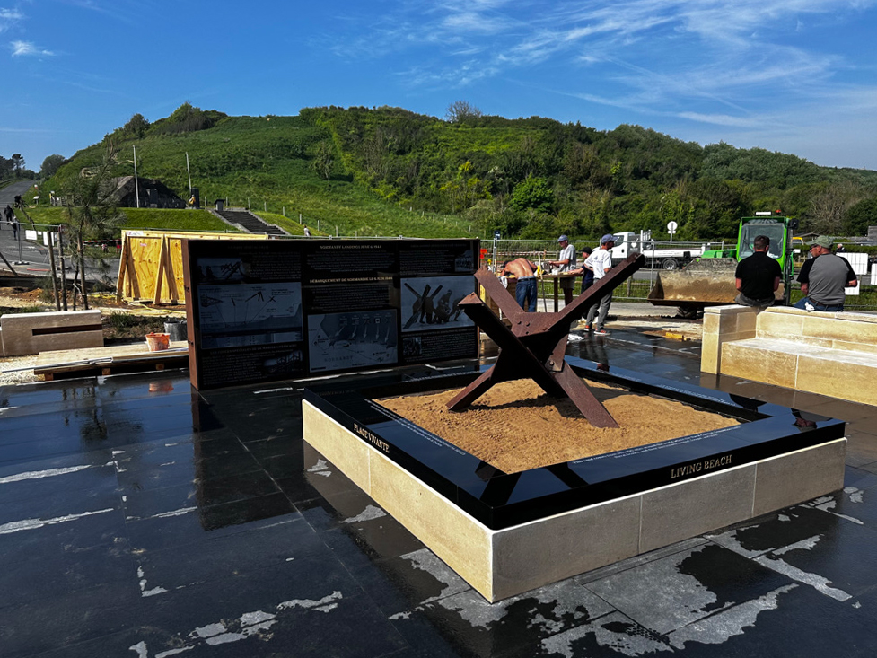 A Virginia Beach firm unveils a memorial in France ahead of the