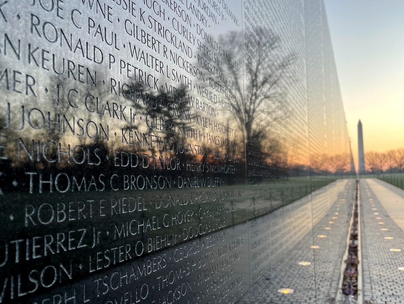 Honoring the Past: Volunteers Unite at the Vietnam Memorial