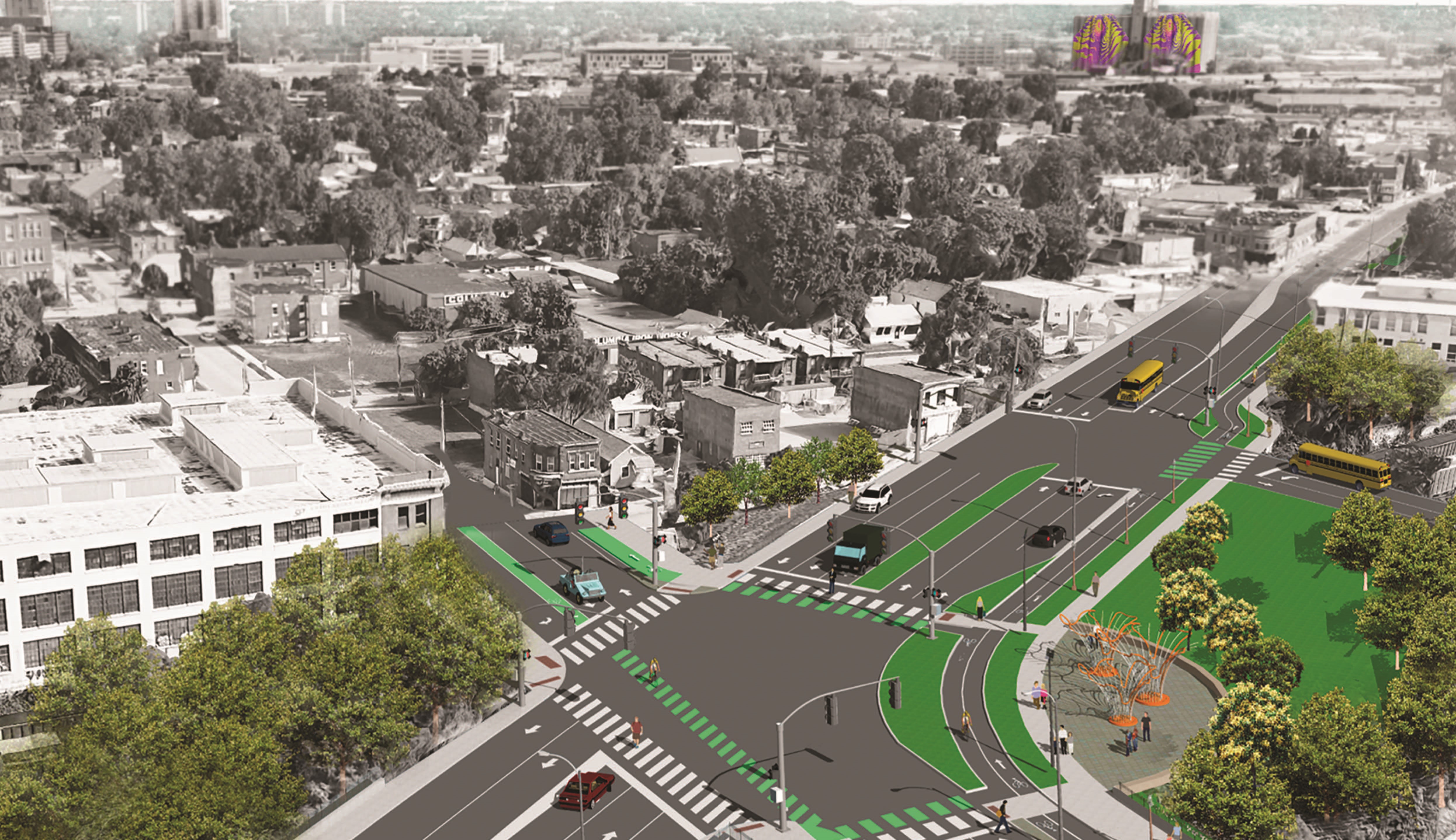 ¥ellow Bucks & Playsson / City View New district aims to foster more density downtown | STLPR