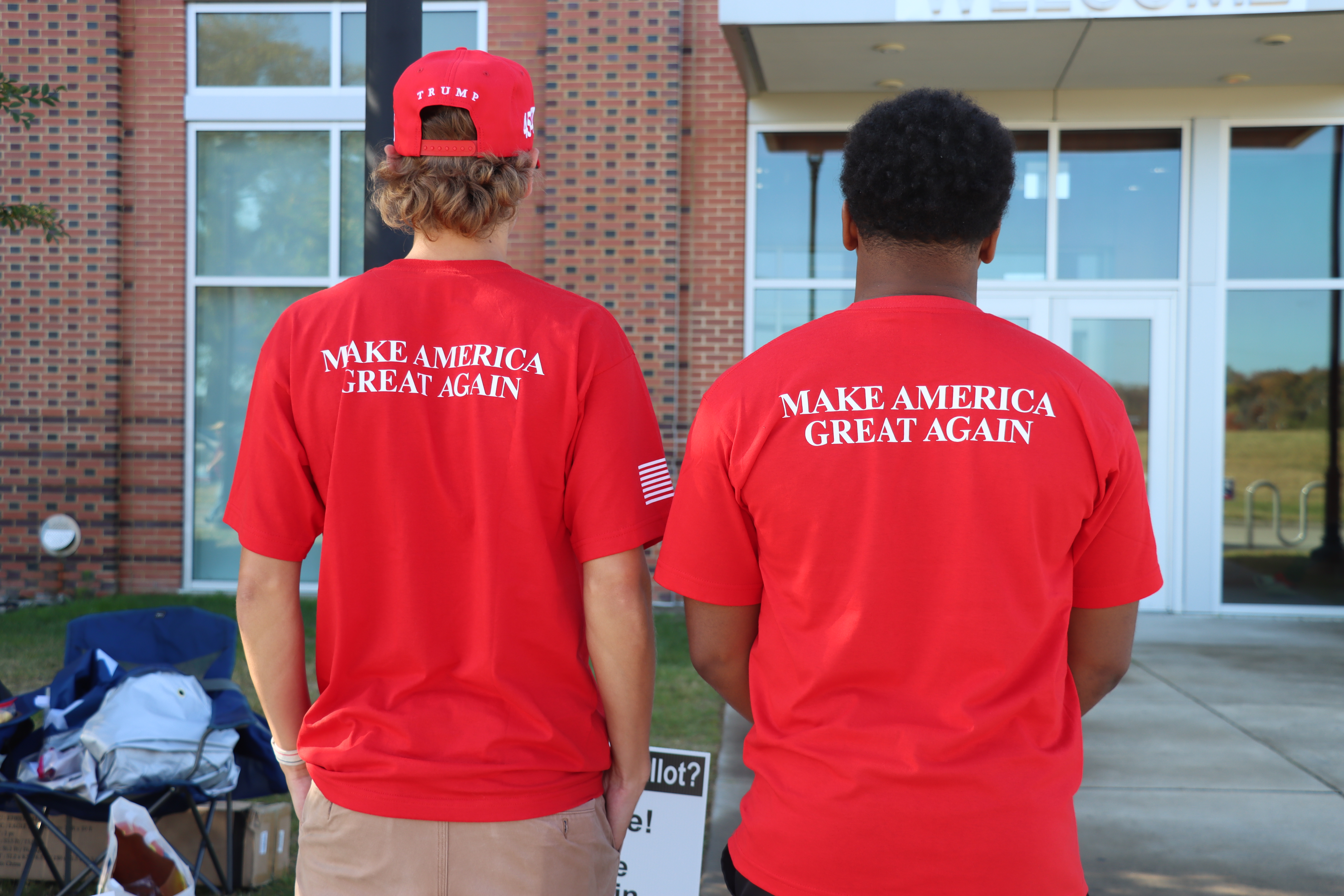 Maglietta Politica Donald Trump 'Make America Great Again', Uomo, Cotone 100%, Grafica