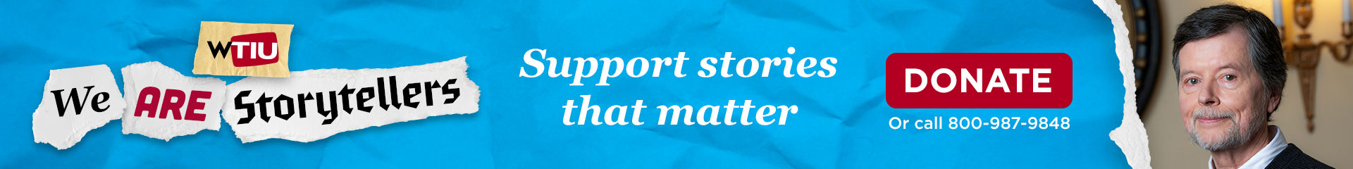 WTIU — We Are Storytellers — Support stories that matter; donate online or call 1-800-987-9848