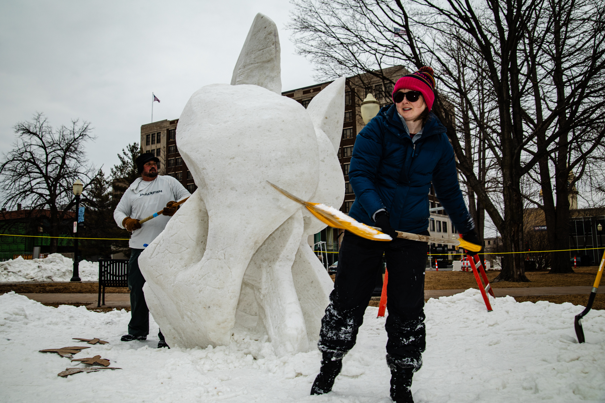 Snow Gallery Dubuque Snow Dubuque's Winter Arts Snow Sculpting Festival Canceled