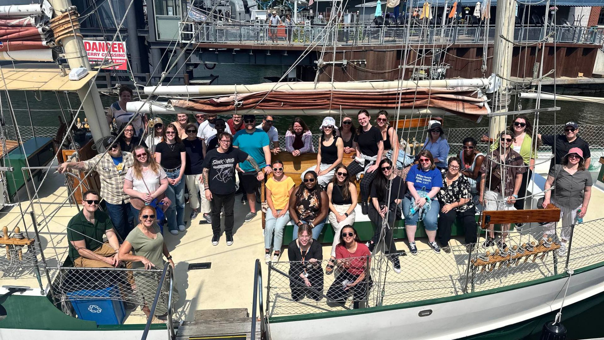 BTPM staff on the Spirit of Buffalo
