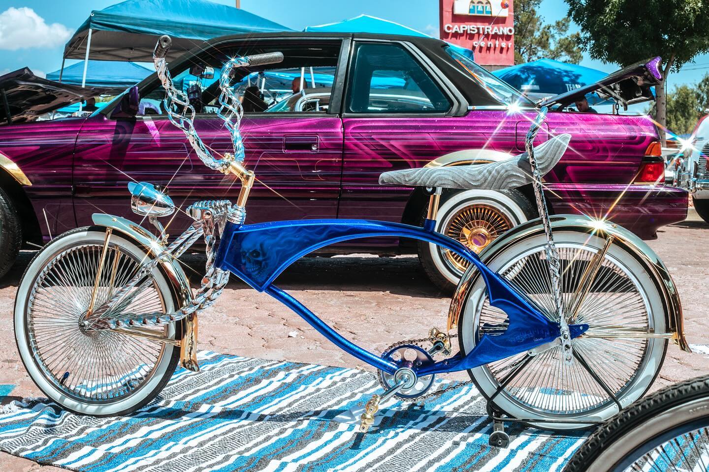 Lowrider ローチャリ 1 OF 1 ORIGINAL LOWRIDER COLLECTION 2 TONE OIL SLICK/GOLD CAGE