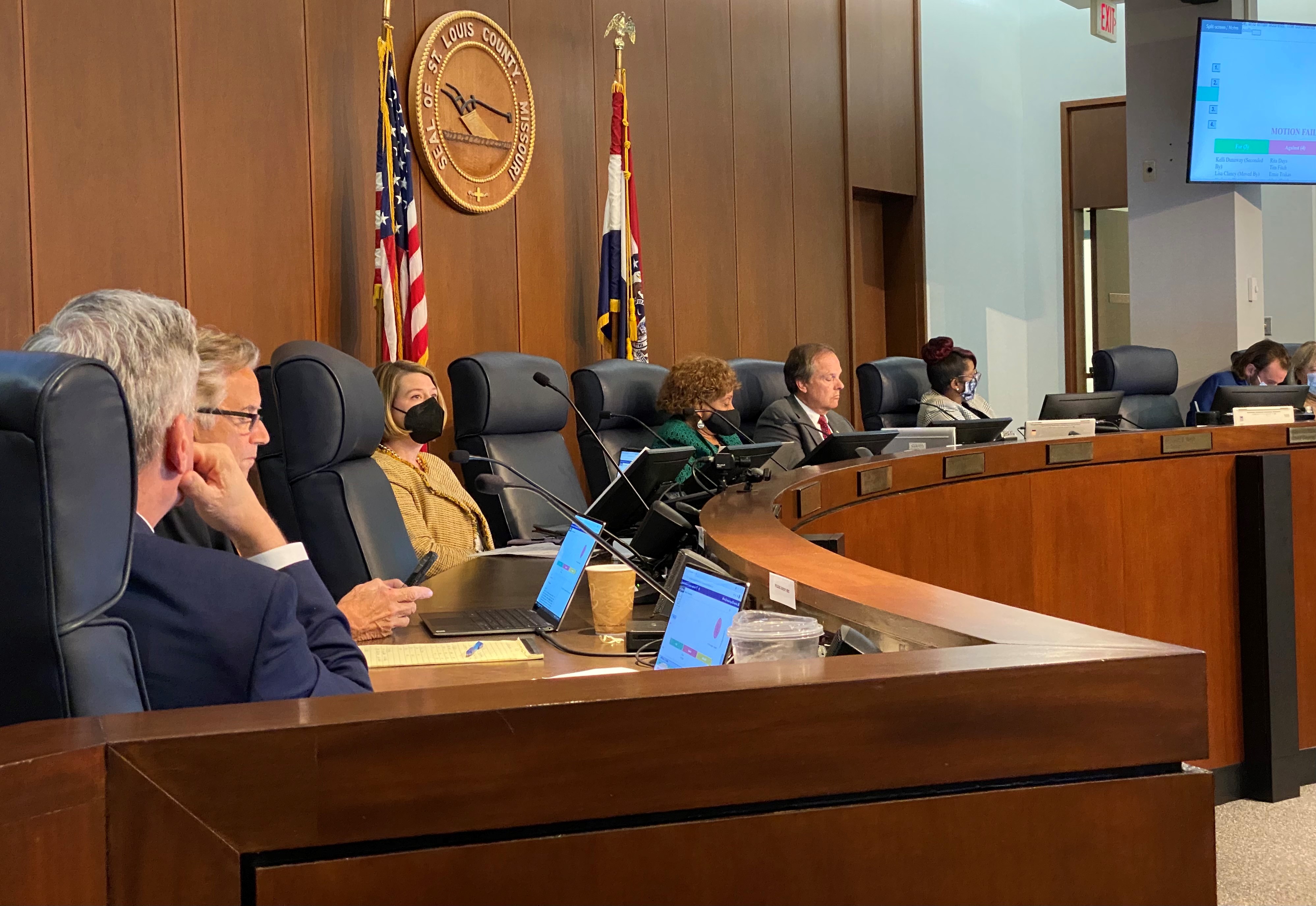 Tensions at St. Louis County Council boil over about masking | STLPR